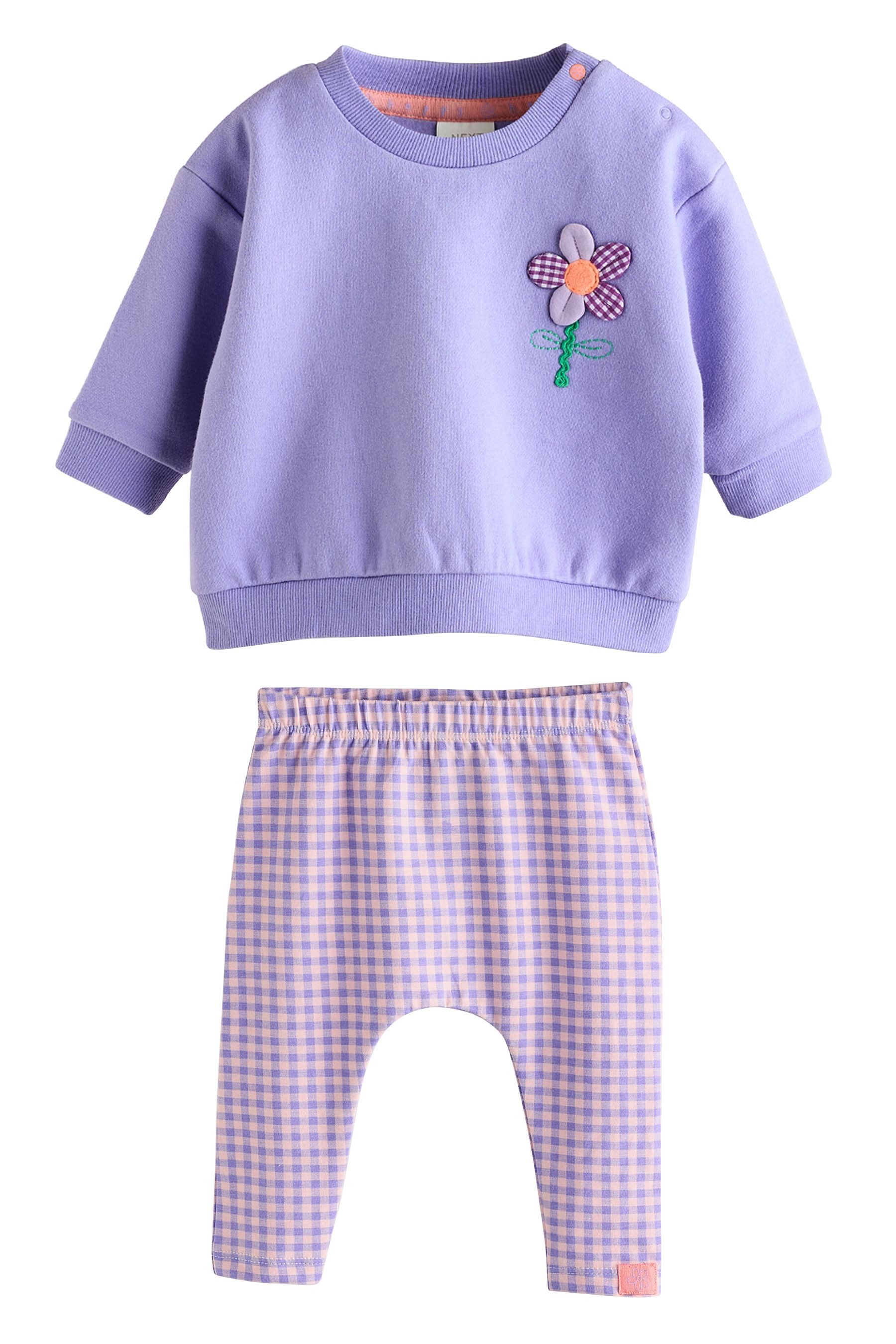 Top & Leggings Sweatshirt und Leggings im Set