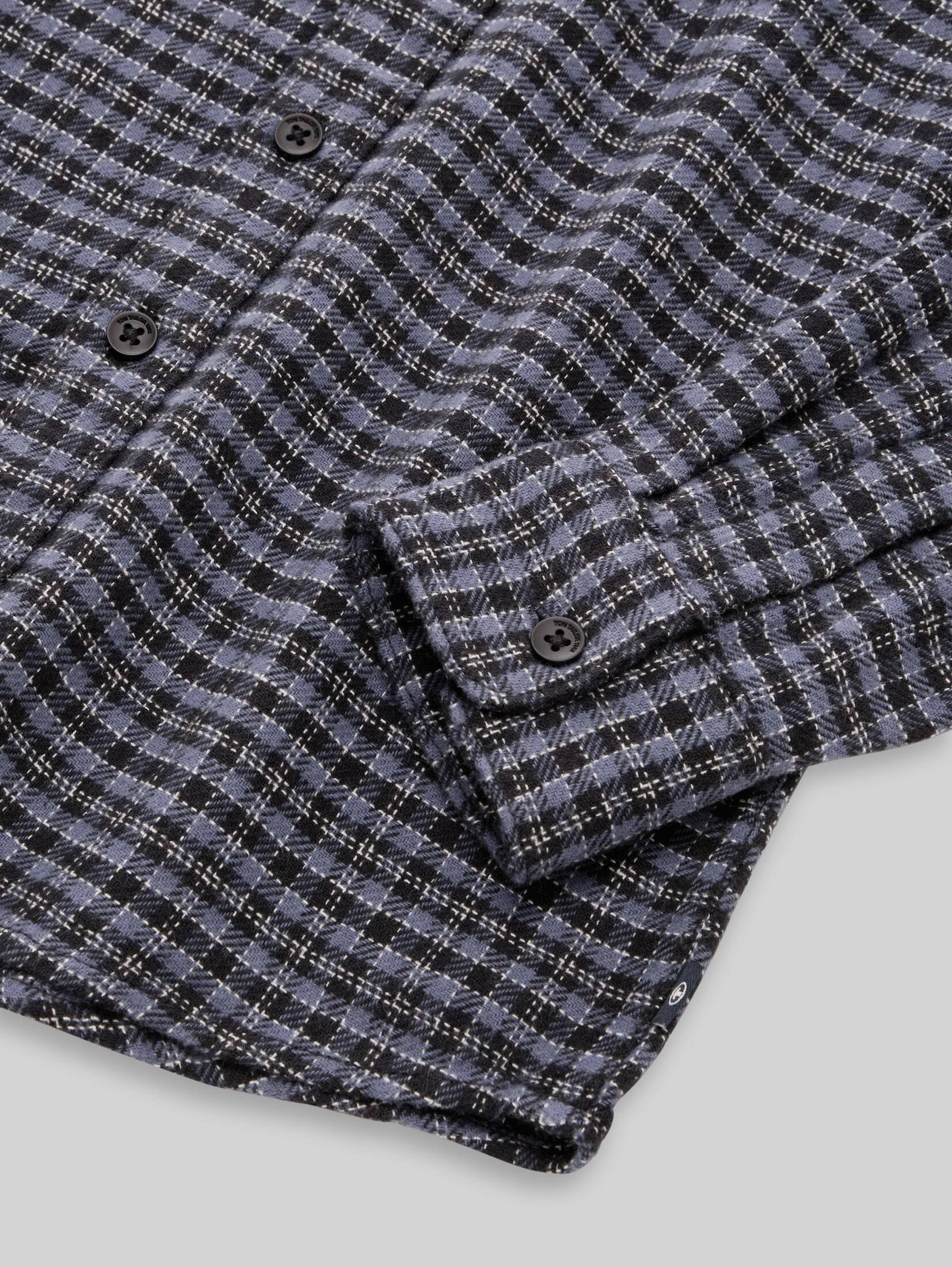 TOM TAILOR Langarmhemd Blusen & Shirts Regular Fit Hemd mit Karomuster