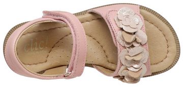 Clic Clic! 8791 leder Sandalen für Mädchen Blumen in Rosa Sandalette