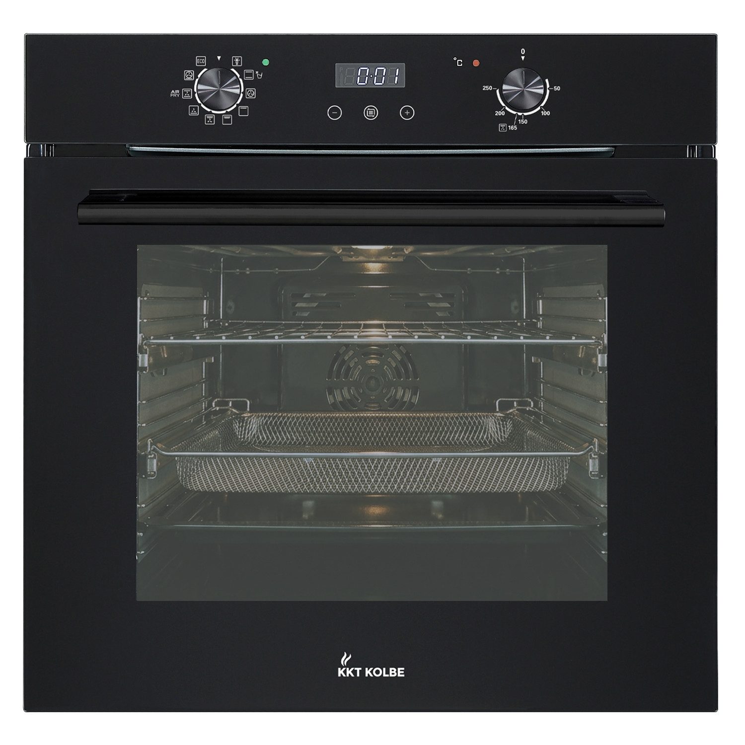 KKT KOLBE Einbaubackofen Backofen Elektroherd BO7010FB, Katalyse, DampfClean, 60cm / Einbauherd / Teleskopauszüge / Heißluft / AirFry / Katalyse