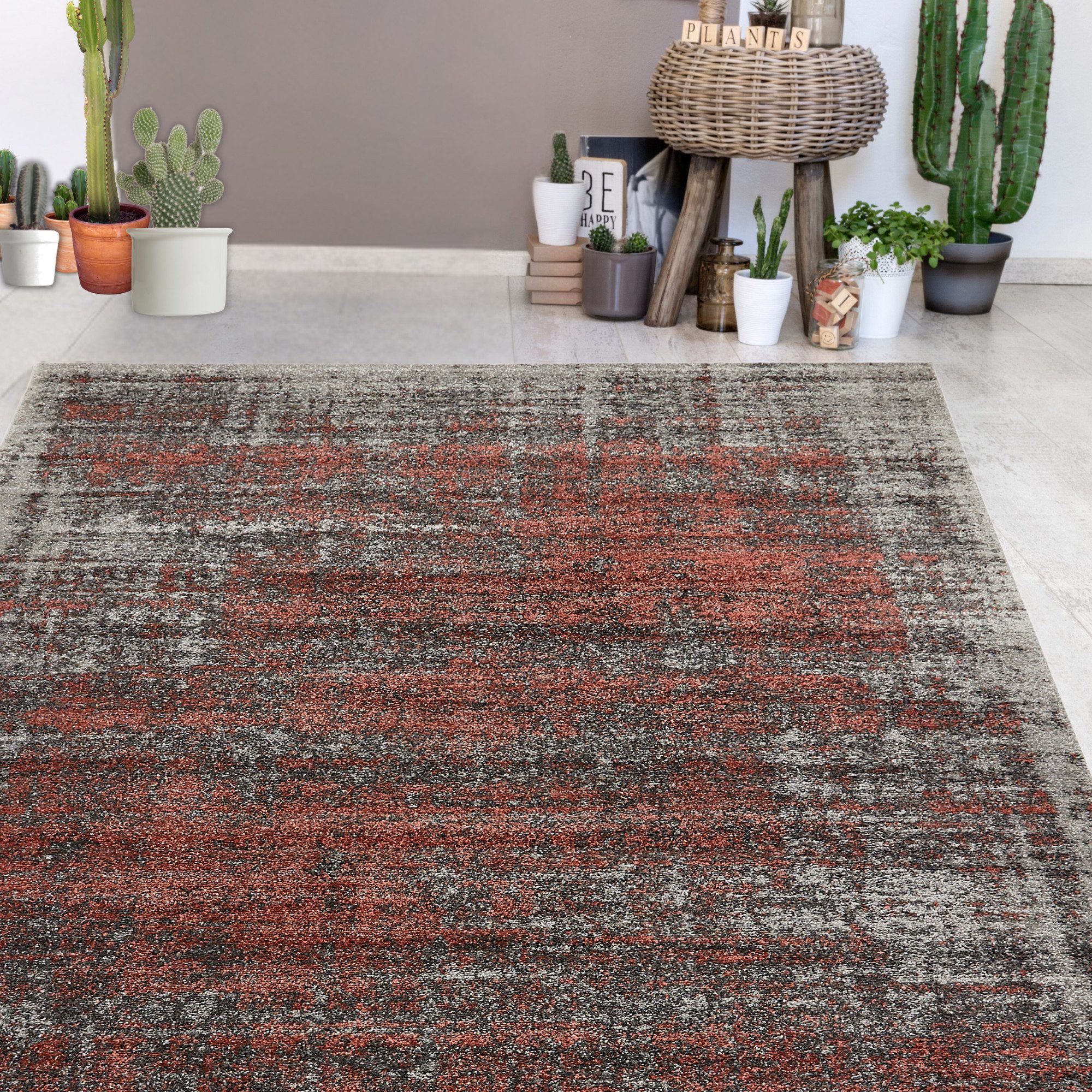 Andiamo Teppich Campos, rechteckig, Höhe: 10 mm, Kurzflor, modernes Design, Wohnzimmer
