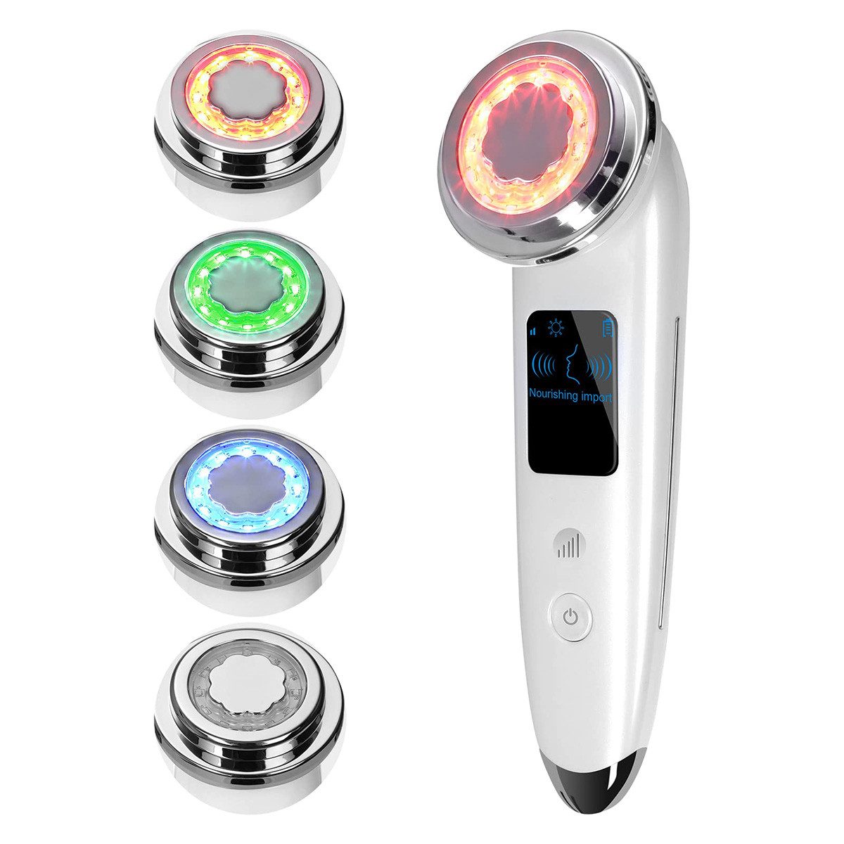 Mikrodermabrasionsgerät 4-in-1 Elektrischer Gesichtsmassagegerät für straffere Haut