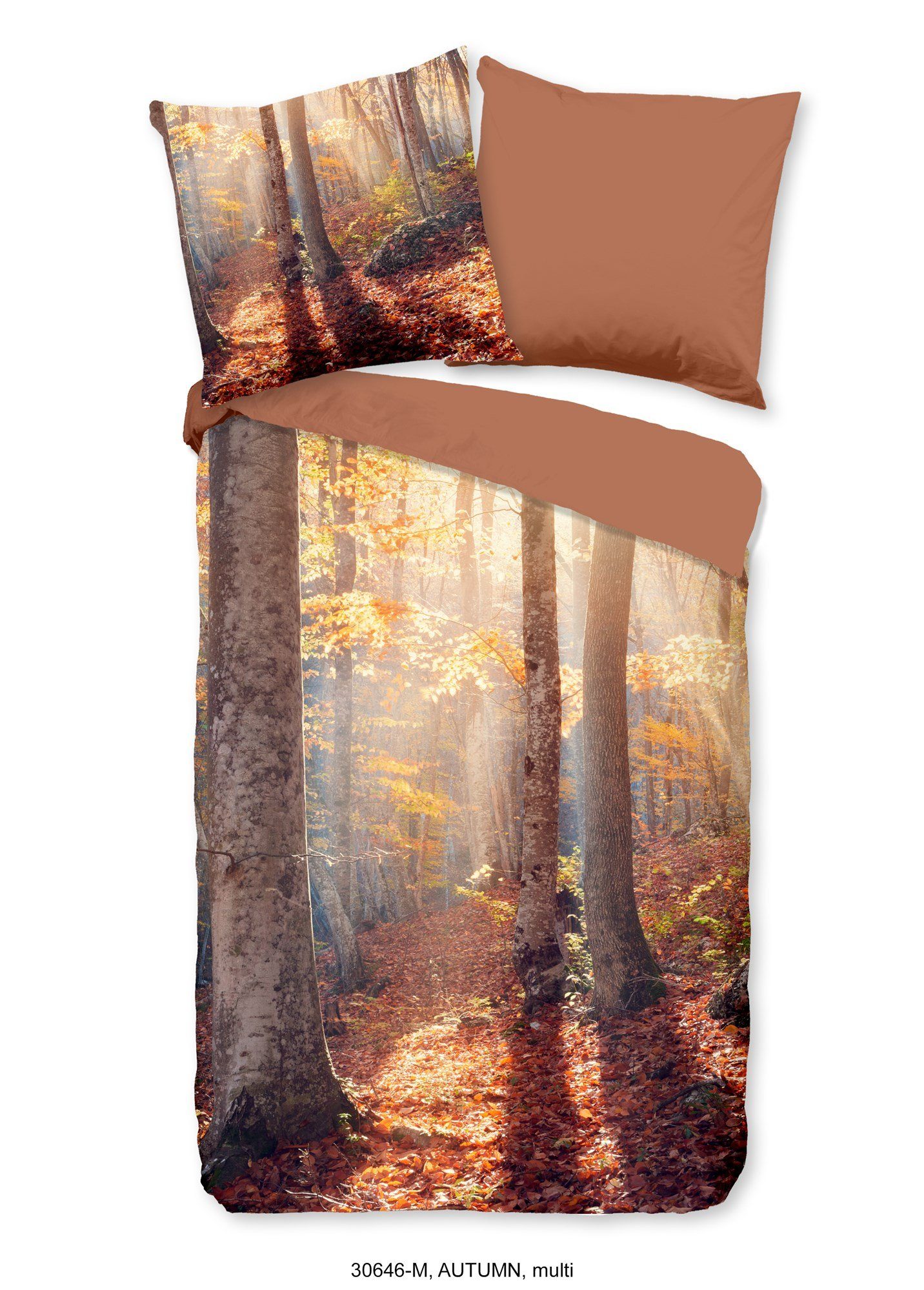 PURE luxury collection Bettwäsche AUTUMN Bettwäsche-Set Bettbezug & Kissenb günstig online kaufen