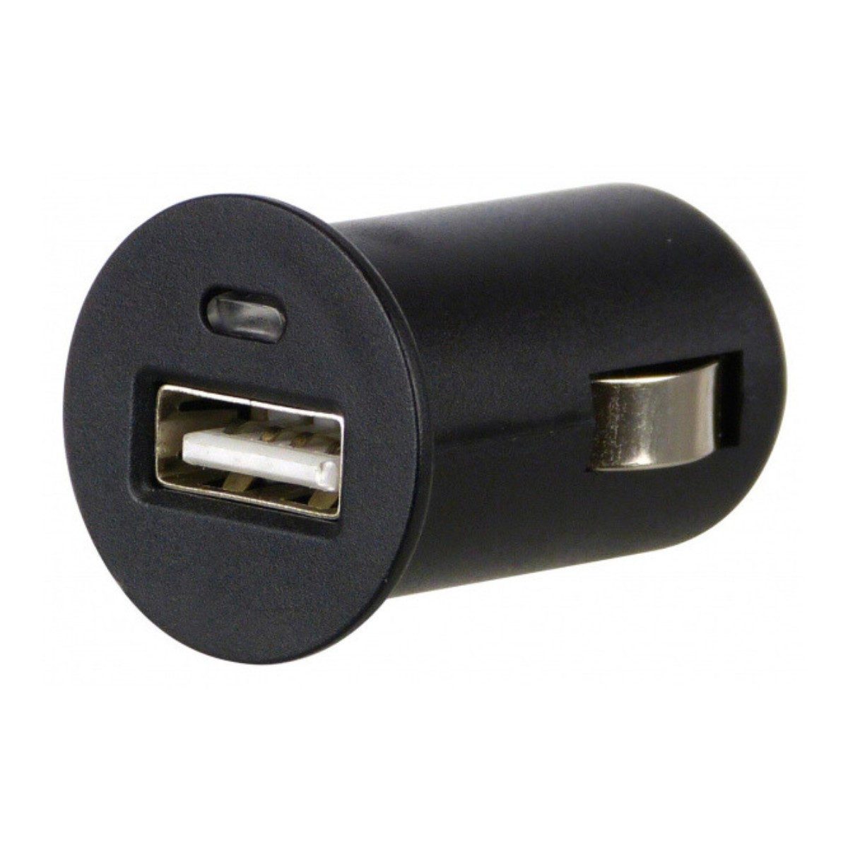Vivanco Vivanco Kfz Ladegerät USB A 5 V 1 A 12 V Schwarz LED Adapter, Universal Auto Charger Zigarettenanzünder mit