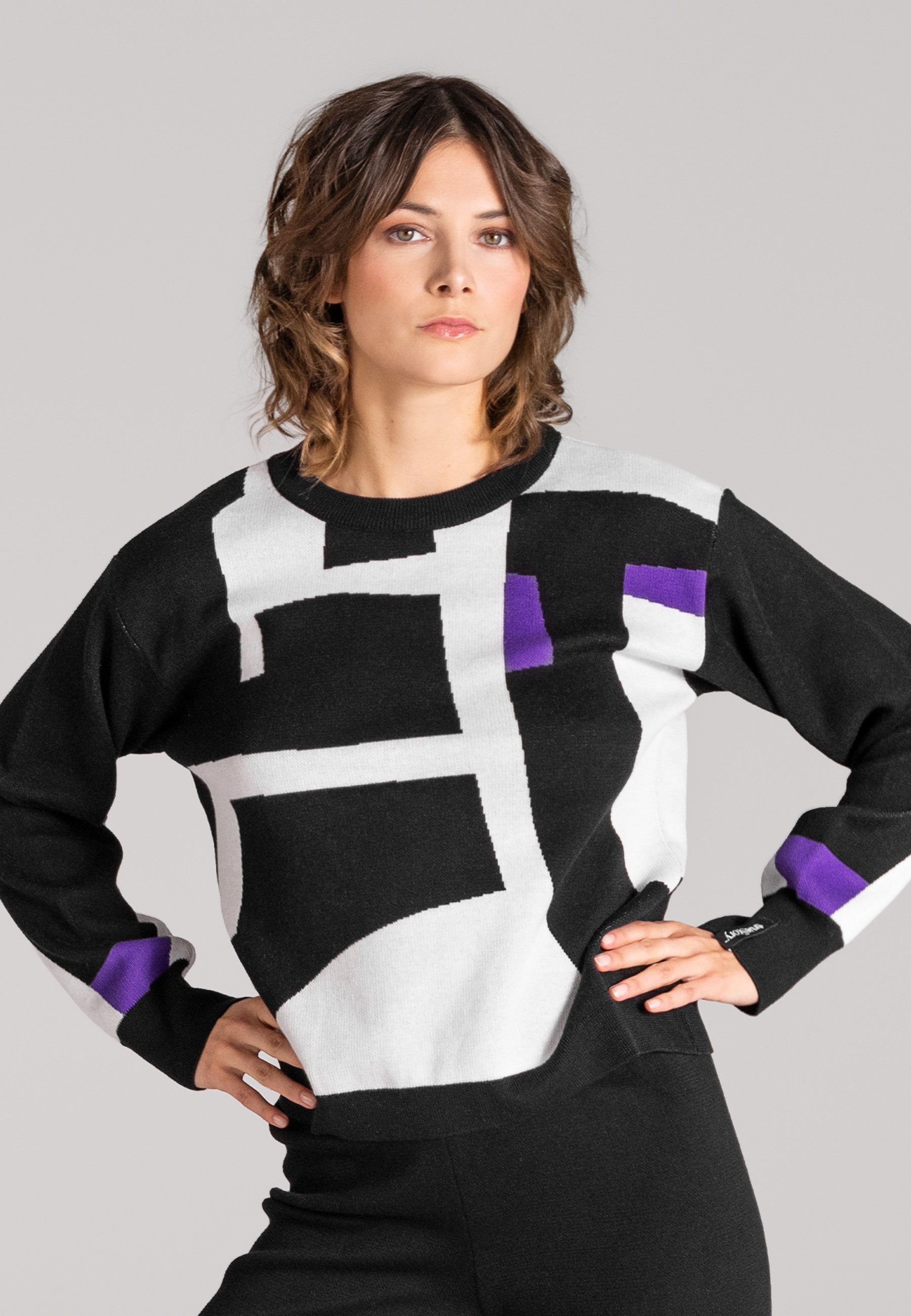 trueStory Strickpullover ALAYRA GOTS zertifiziert