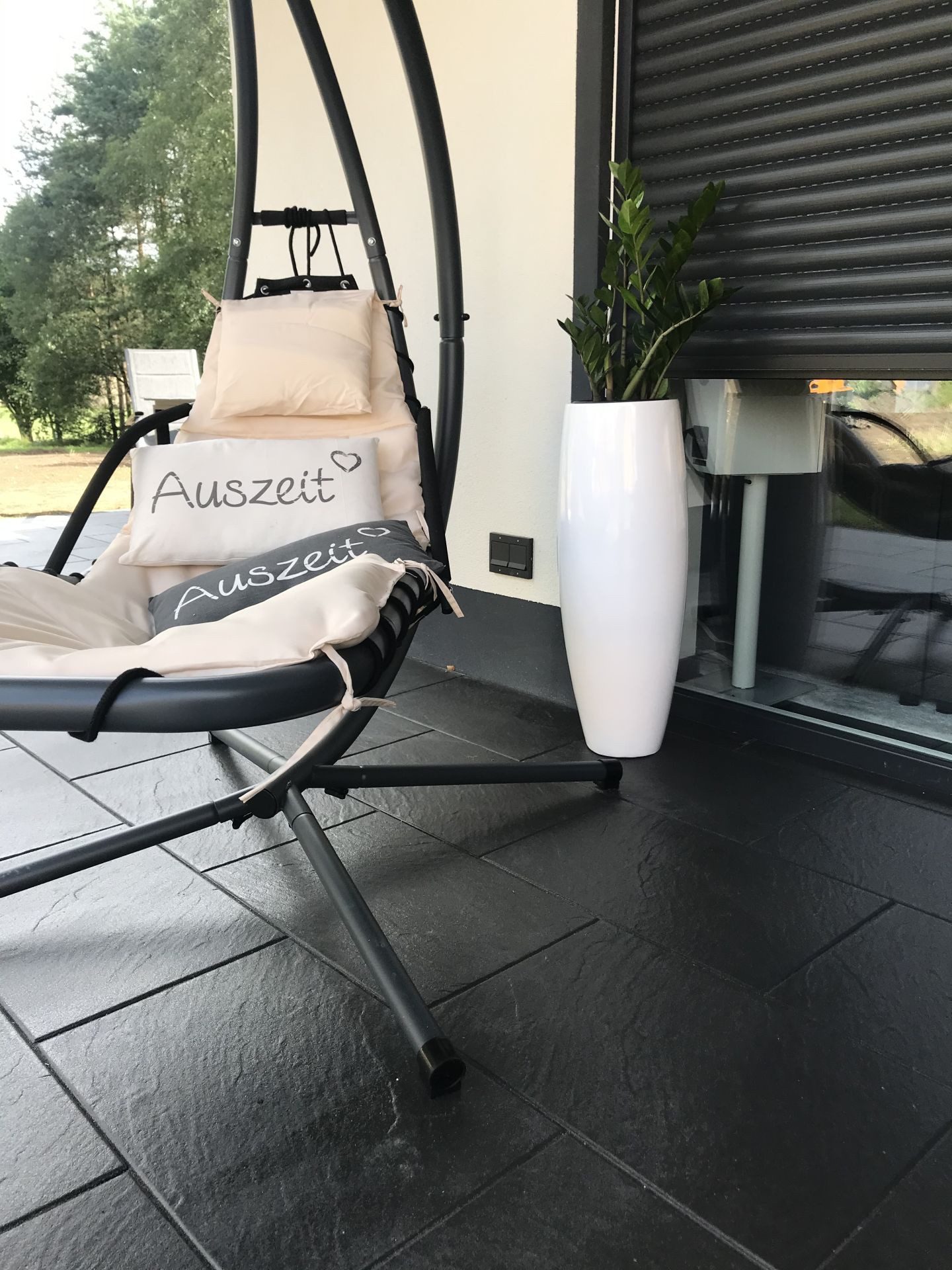 VIVANNO Bodenvase Fiberglas MAGNUM Rund - günstig online kaufen
