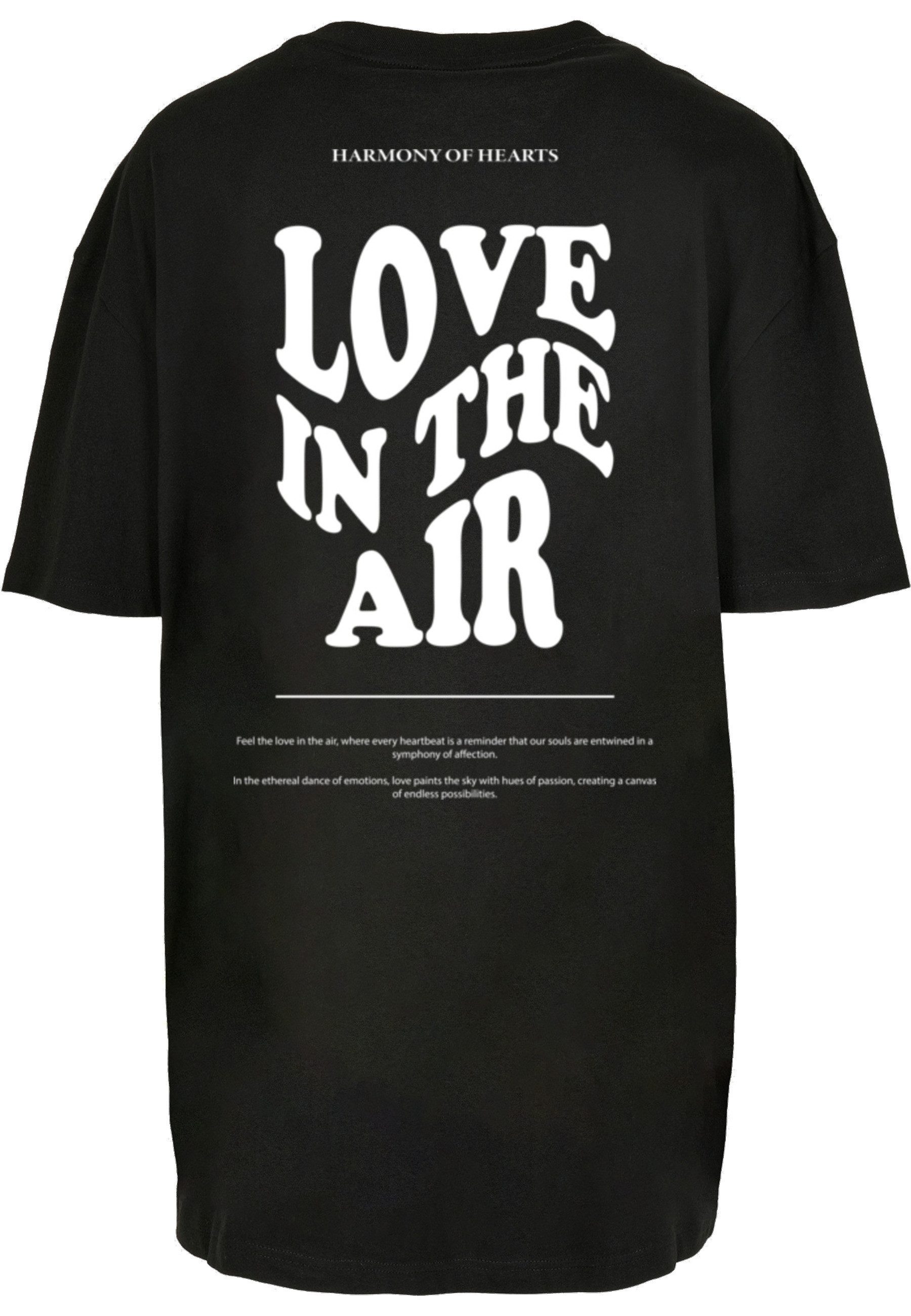 Merchcode T-Shirt Merchcode Damen Ladies Love In The Air Oversized Boyfriend Tee (1-tlg)