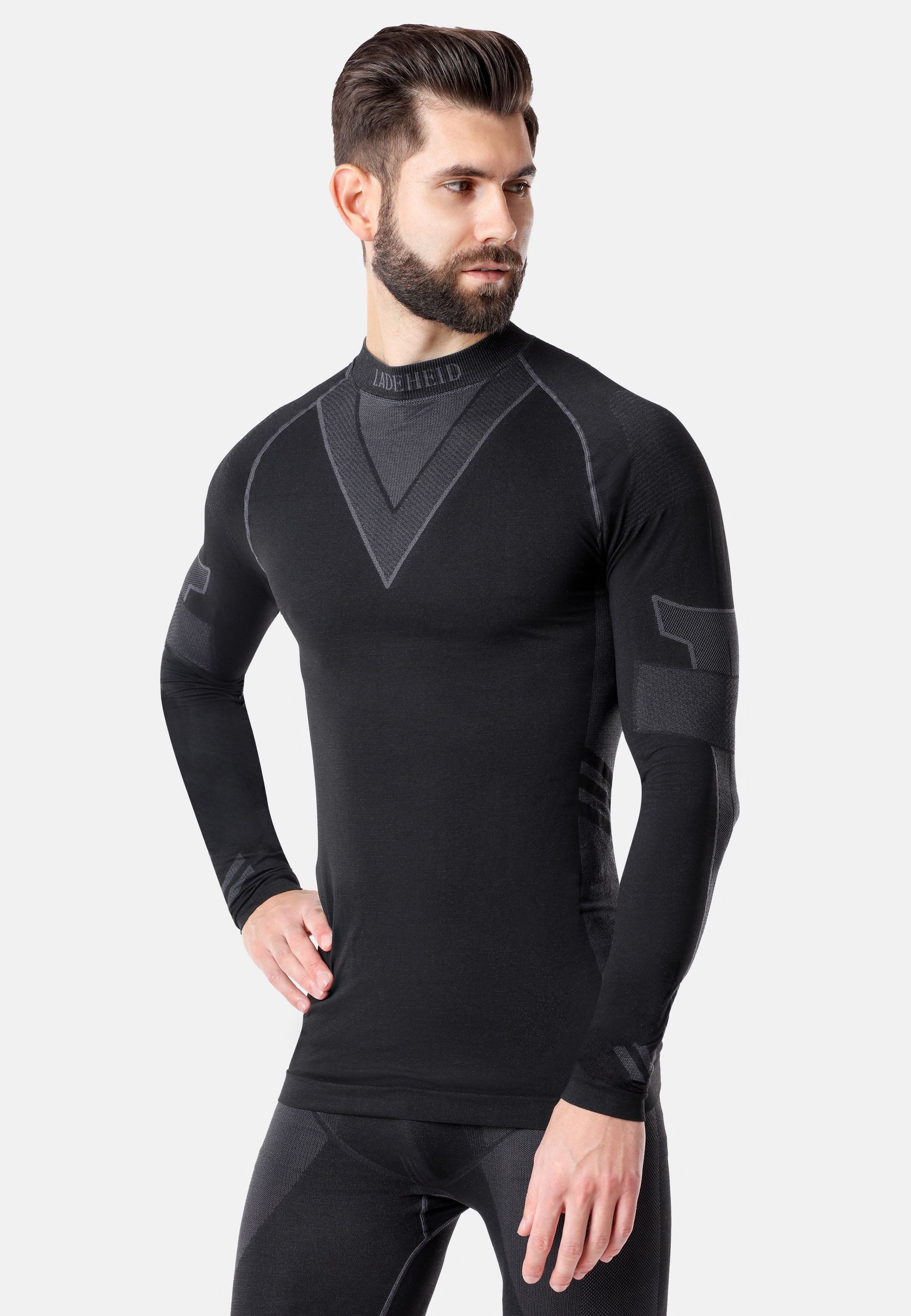 Ladeheid Funktionsunterhemd Herren Funktionsunterwäsche langarm Shirt Thermoaktiv LAGI001 – Bild 3 von 5