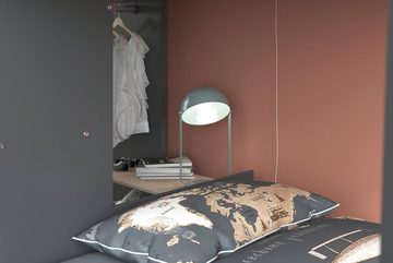 Parisot Hochbett Stim 2 (Top Angebot, 1-St., 2. Bett, Kleiderschrank und Bettschubkasten) Integrierte Kliederschrank, Bettschubkasten, 2. Bett Stauraum