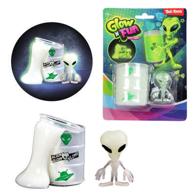 Toi-Toys Experimentierkasten GLOW N FUN Ölfass mit Schleim und Alien