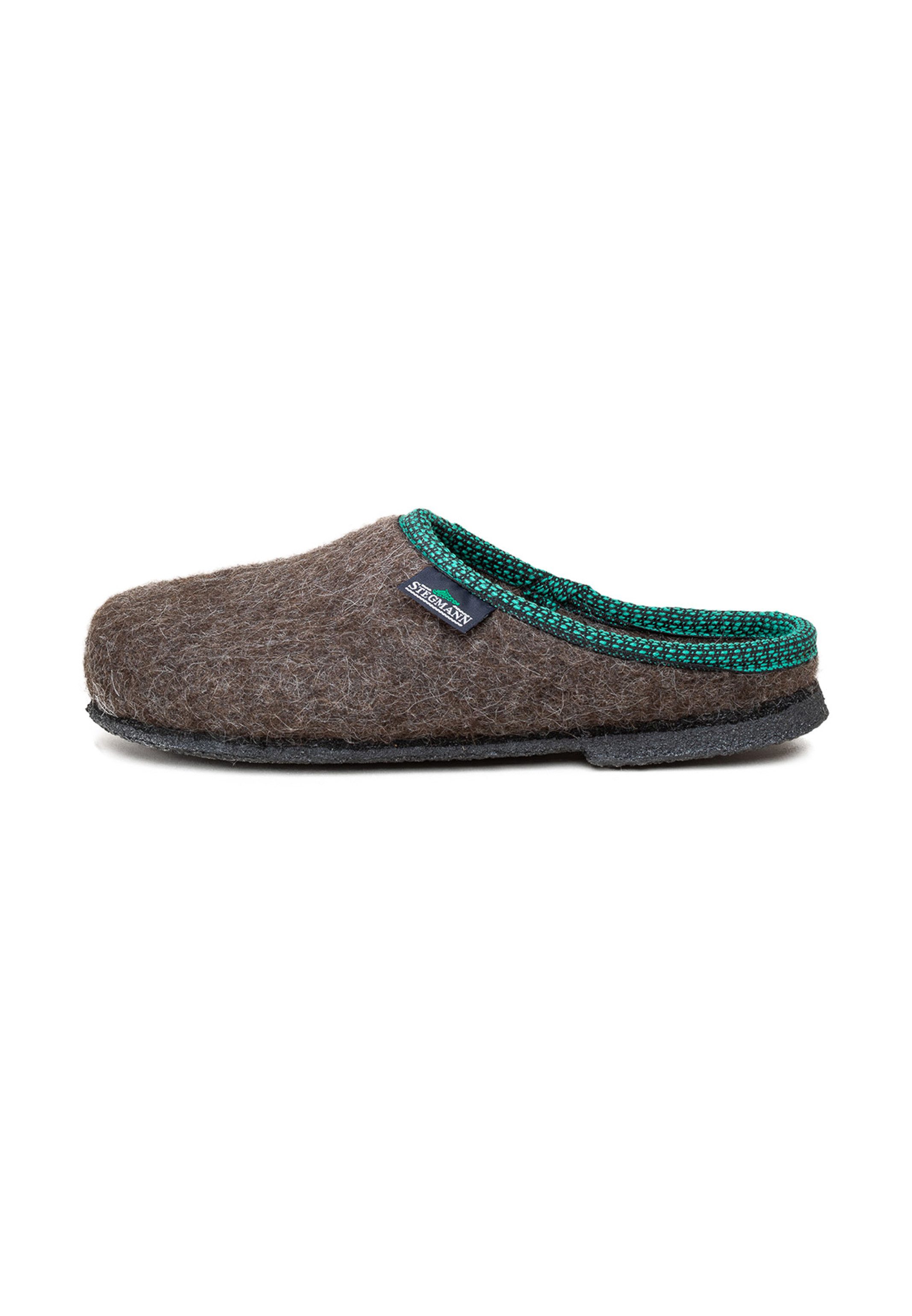 Stegmann Filz Pantoffel (1-tlg) Pantoffeln - Wasserfeste Sohle, Strapazierbare Schloßpatschen