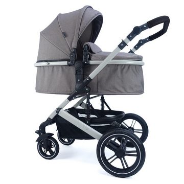 Pixini Kombi-Kinderwagen Pixini Neyla Kinderwagen 3in1 Set, Sonnenverdeck