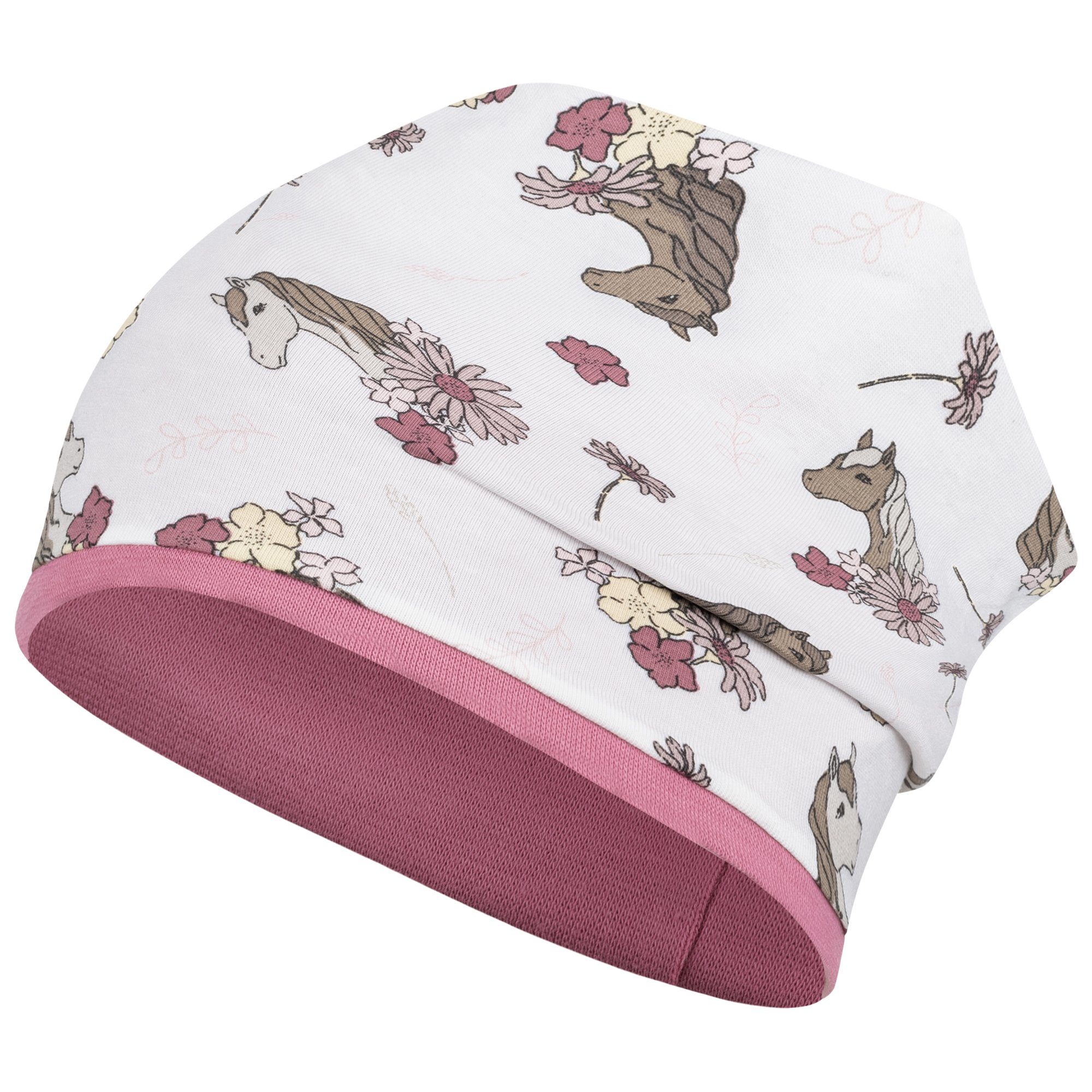 Jerseymütze Beanie Übergangsmütze Stoffmütze