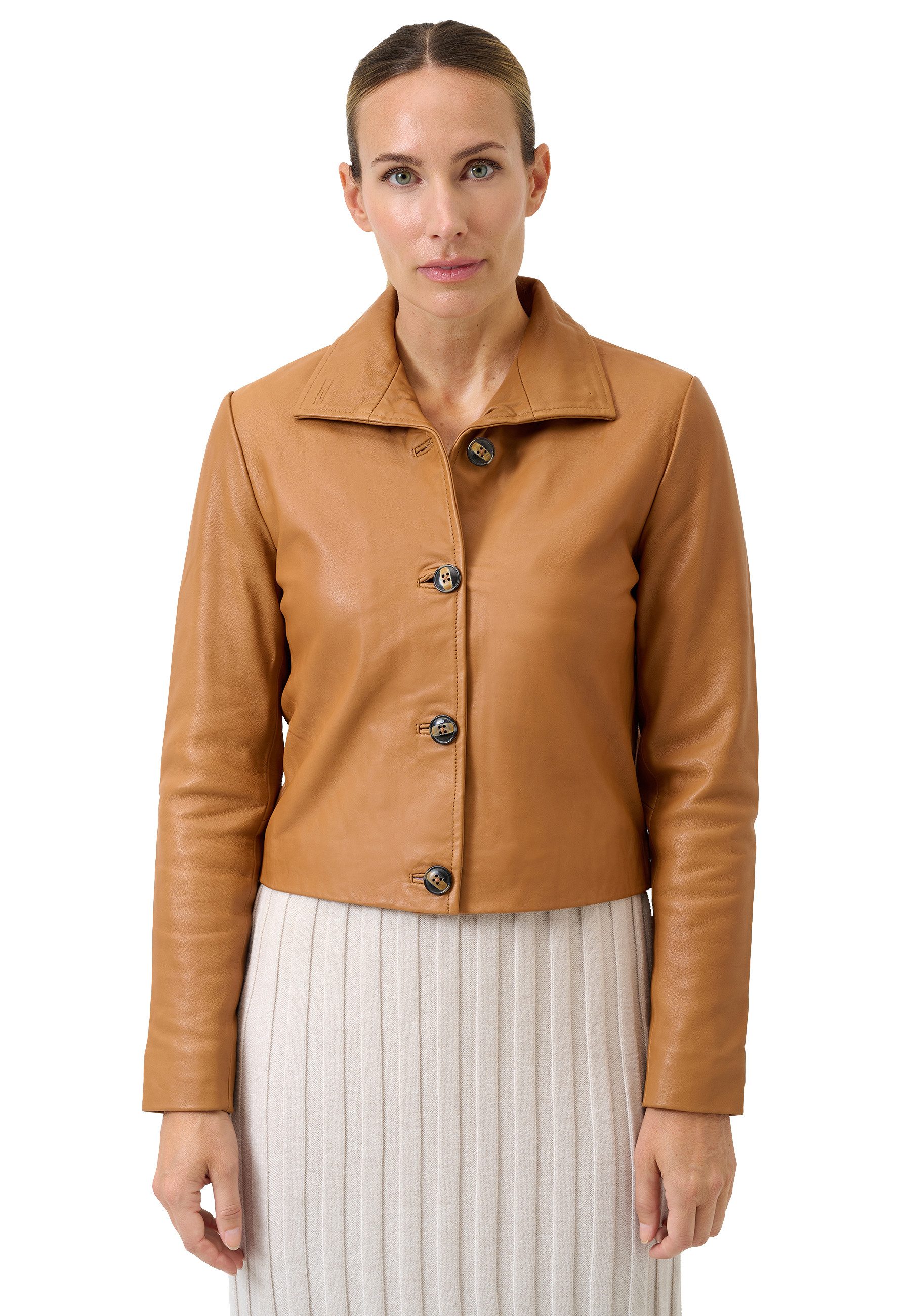 RICANO Lederjacke Juliette Lederjacke mit Stehkragen günstig online kaufen