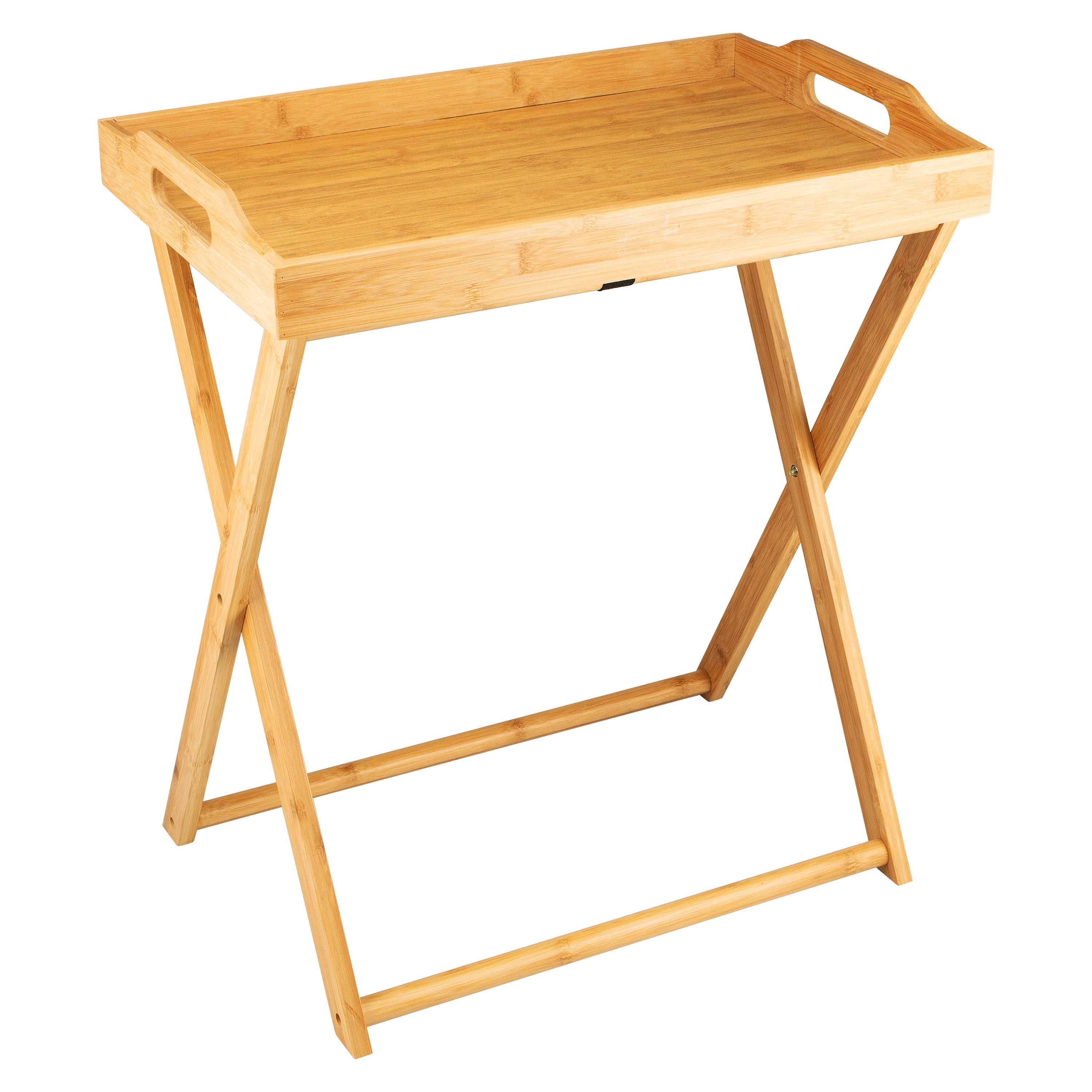 Beistelltisch Tabletttisch // Bambus // ca. 55 x 63,5 x 35,5 cm (B/H/T)
