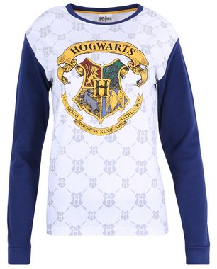 Sarcia.eu Schlafanzug Weiß-dunkelblauer Pyjama HOGWARTS Harry Potter 6 Jahre