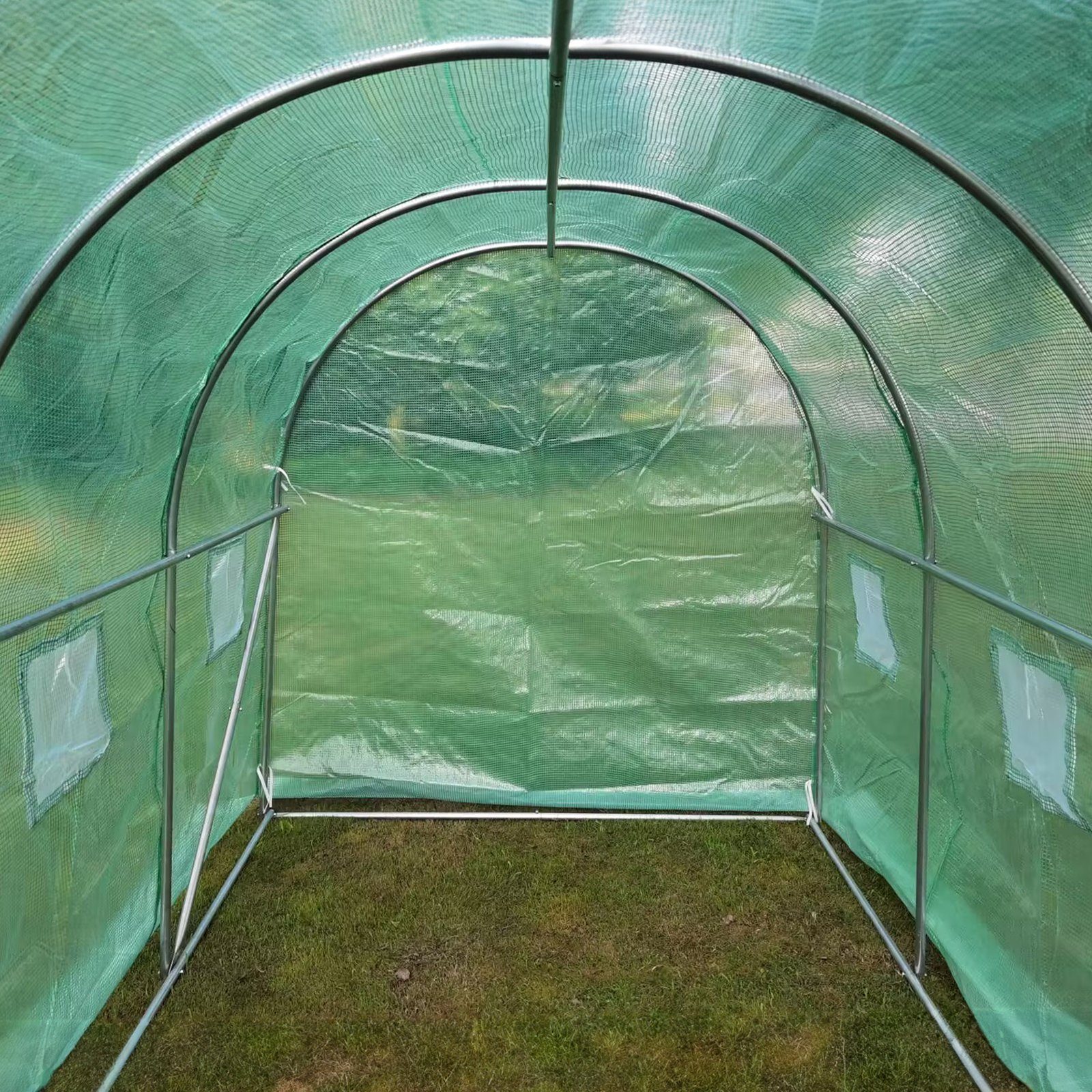 RAMROXX Foliengewächshaus Gewächshaus Bogendach Treibhaus FolienTunnel