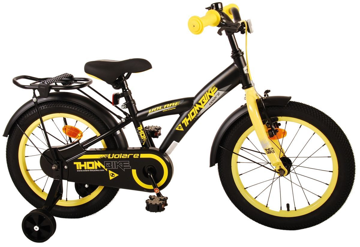 Kinderfahrrad 16 ZOLL Kinder Jungen Fahrrad Kinderfahrrad Bike Rad TB Gelb 21546