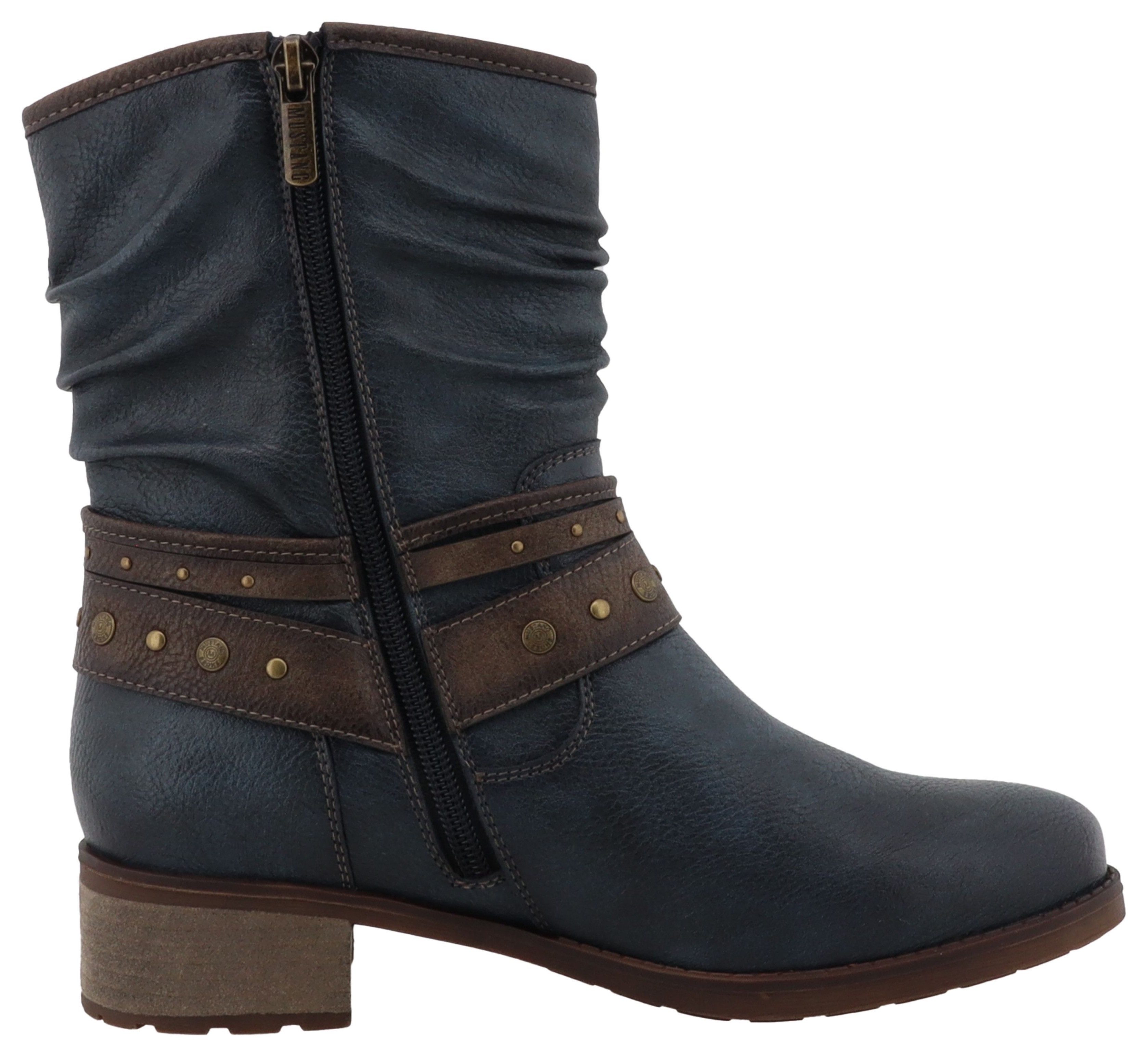 Mustang Shoes Fabienne Winterboots Stiefelette, Westernboots mit Warmfutter