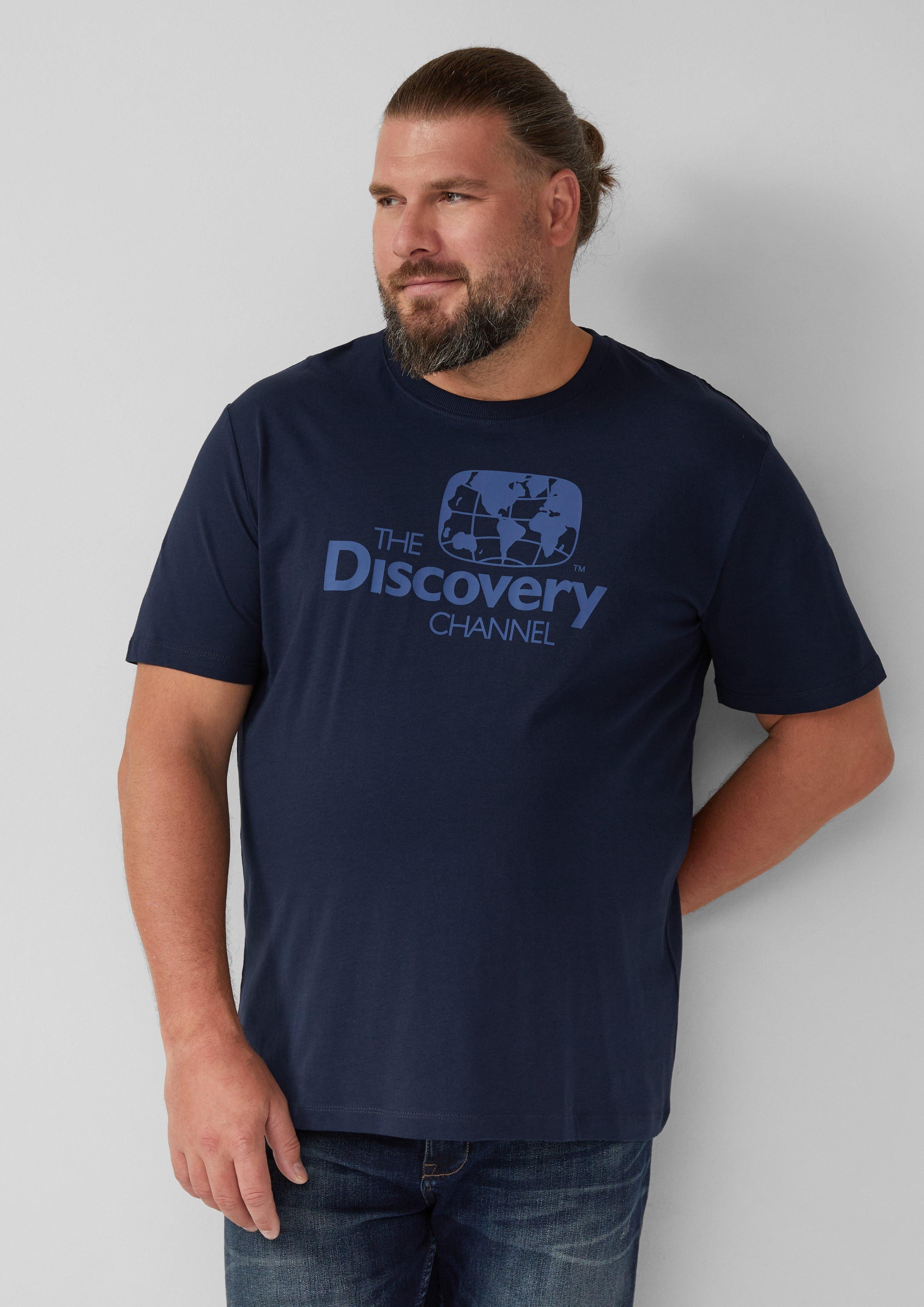 s.Oliver Kurzarmshirt T-Shirt mit Discovery™-Print günstig online kaufen