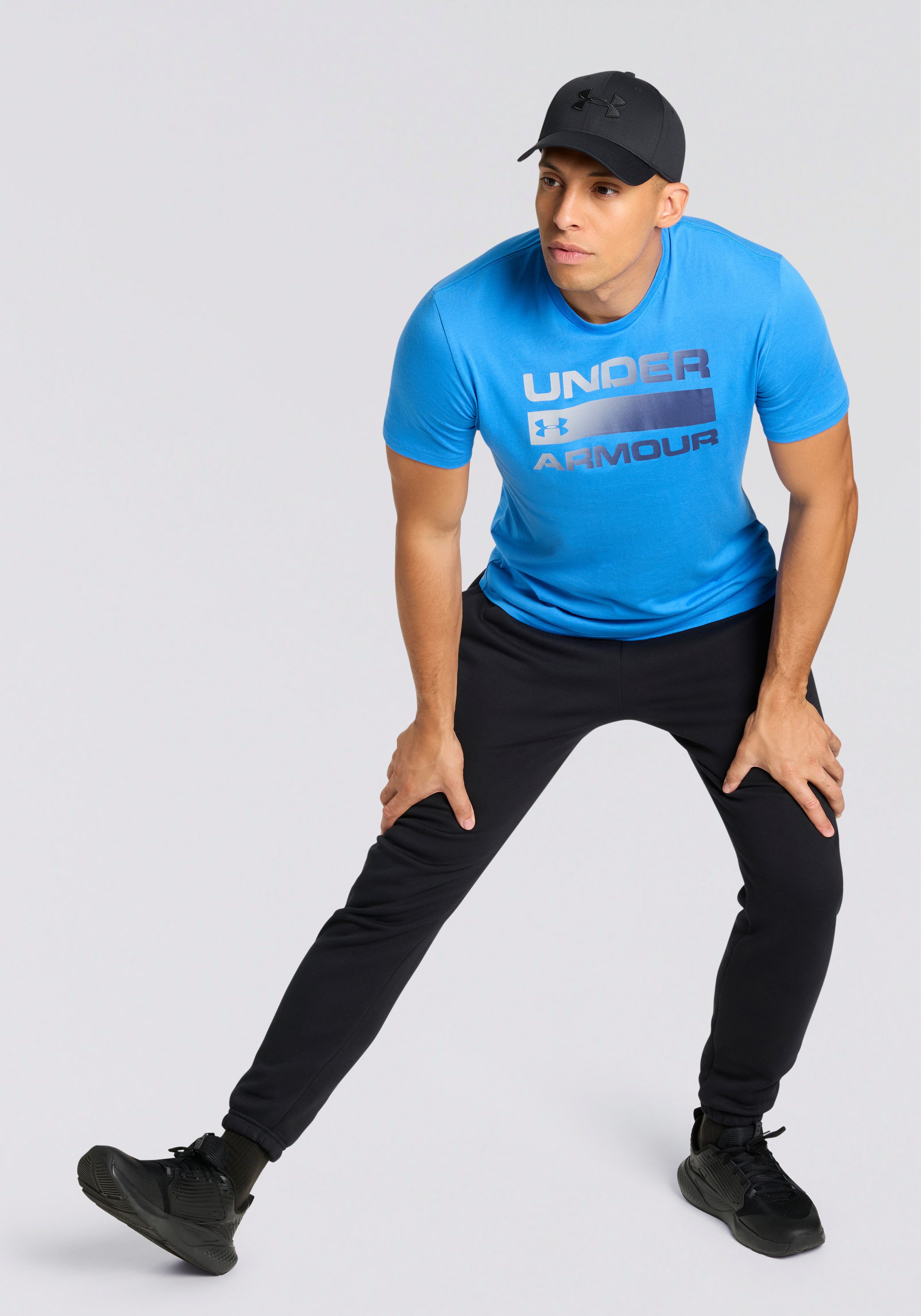 Under Armour® T-Shirt UA TEAM ISSUE WORDMARK SS leichtes Kurzarmdesign, mit Rundhalsausschnitt – Bild 5 von 5