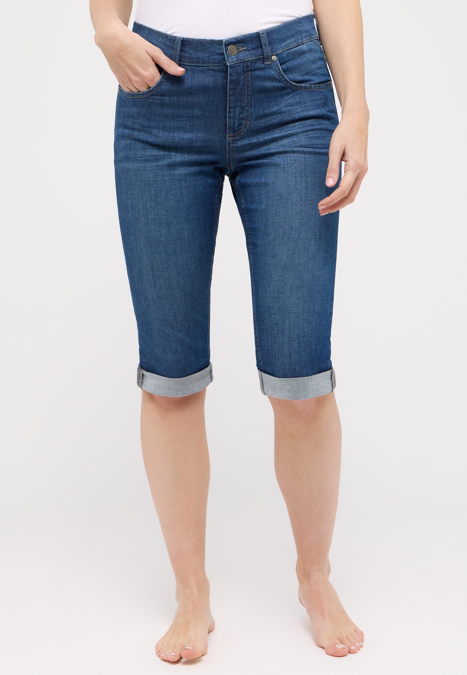 AENGELS Stoffhose AENGELS Capri TU Denim (1-tlg)