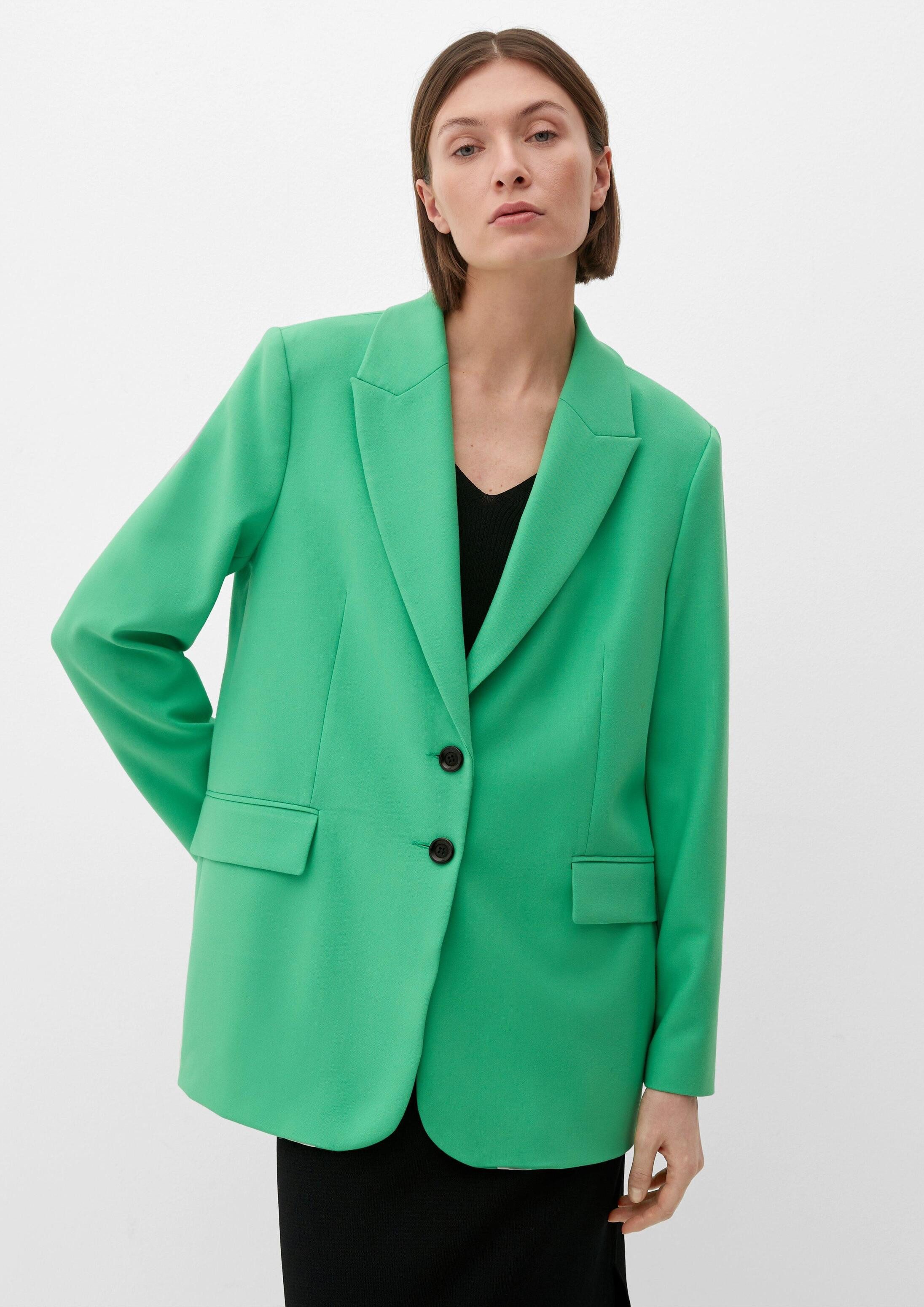 s.Oliver Jackenblazer Indoor-Blazer Oversized-Blazer aus Viskosestretch