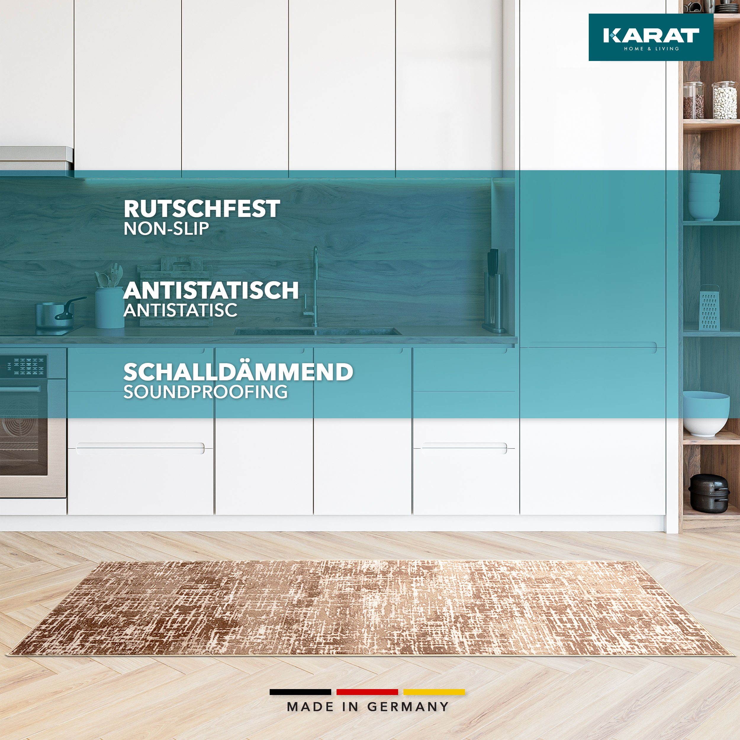 Karat Designteppich Teppich-Läufer Epic