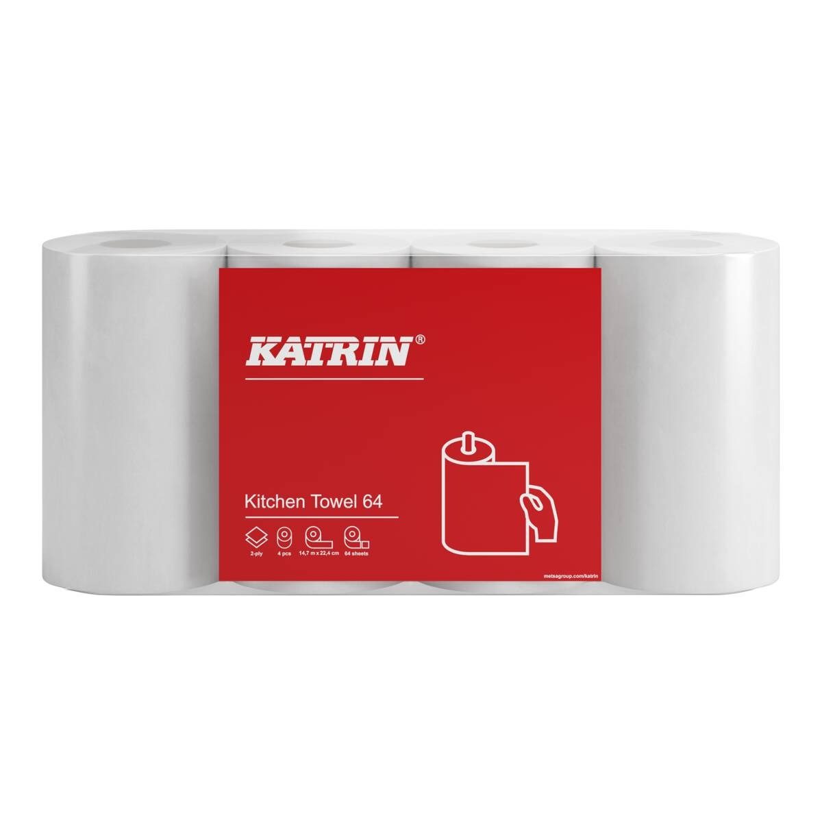 KATRIN Papierküchenrolle KATRIN Küchenrollen 2-lagig, 32 Rollen