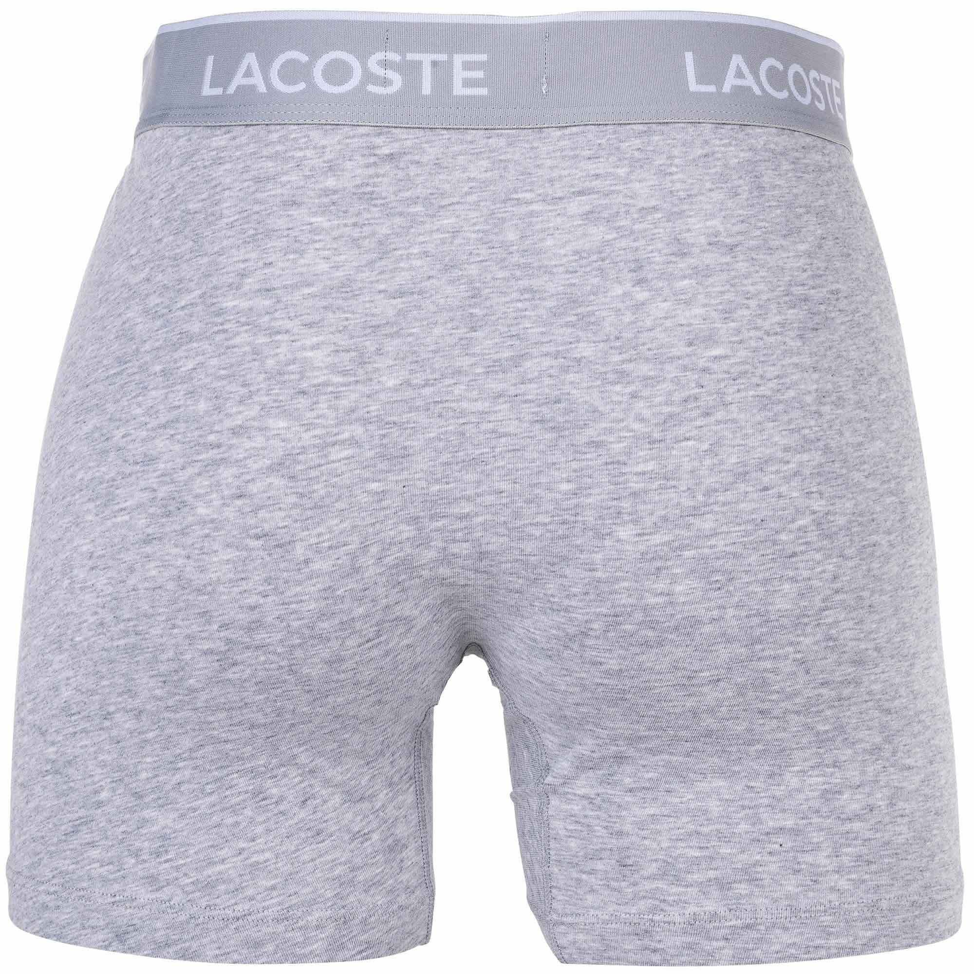 Lacoste Boxer Herren Schwarz/Weiß/Grau Pack - Boxer Briefs 3er Boxershorts