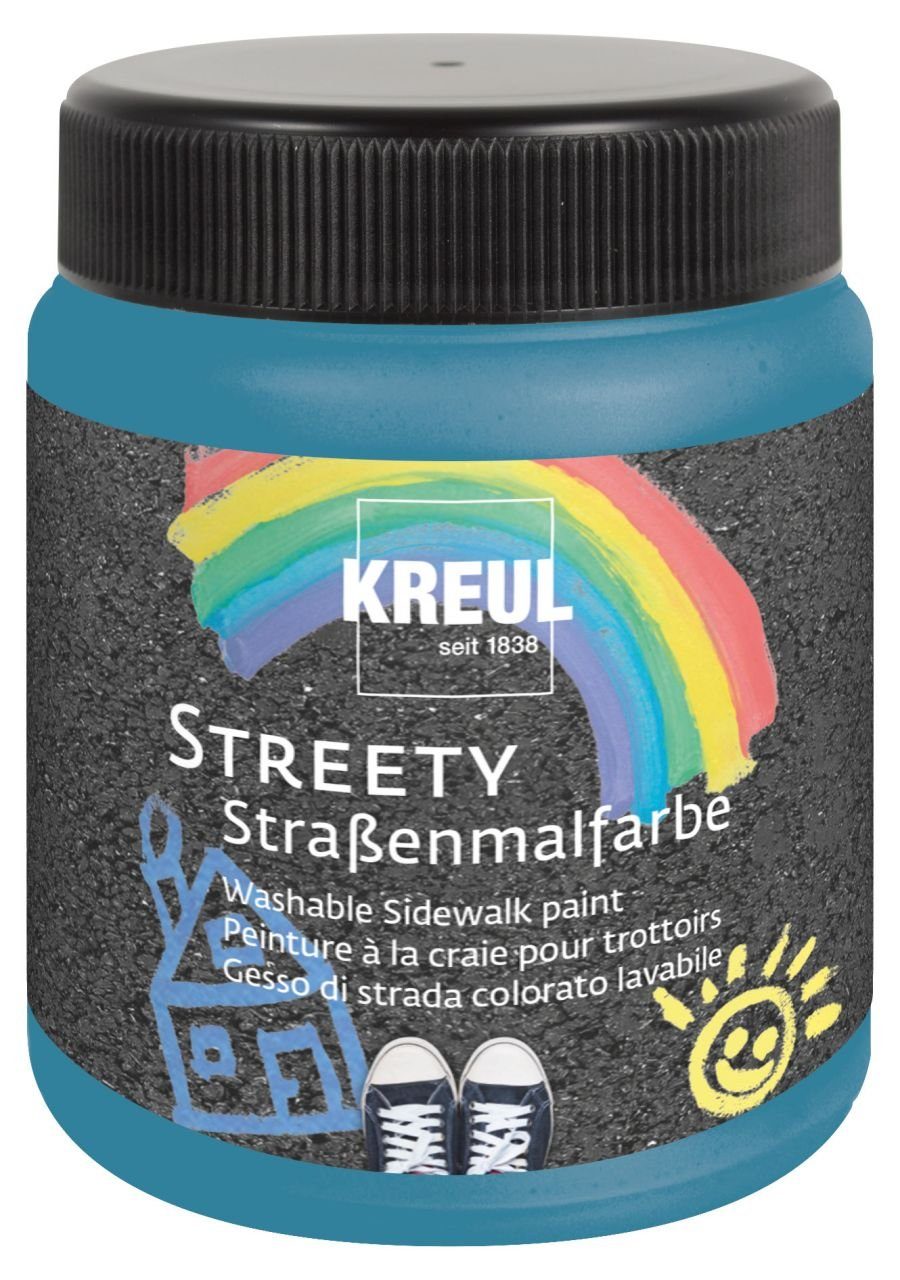 Kreul Steinmalfarbe Kreul Streety Straßenmalfarbe Badelatschenblau 200