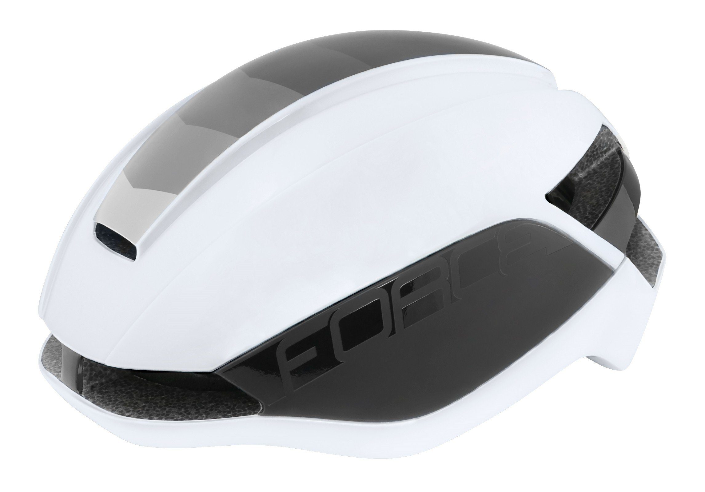 Fahrradhelm Helm FORCE ORCA weiss/schwarz Gr L-XL %%%