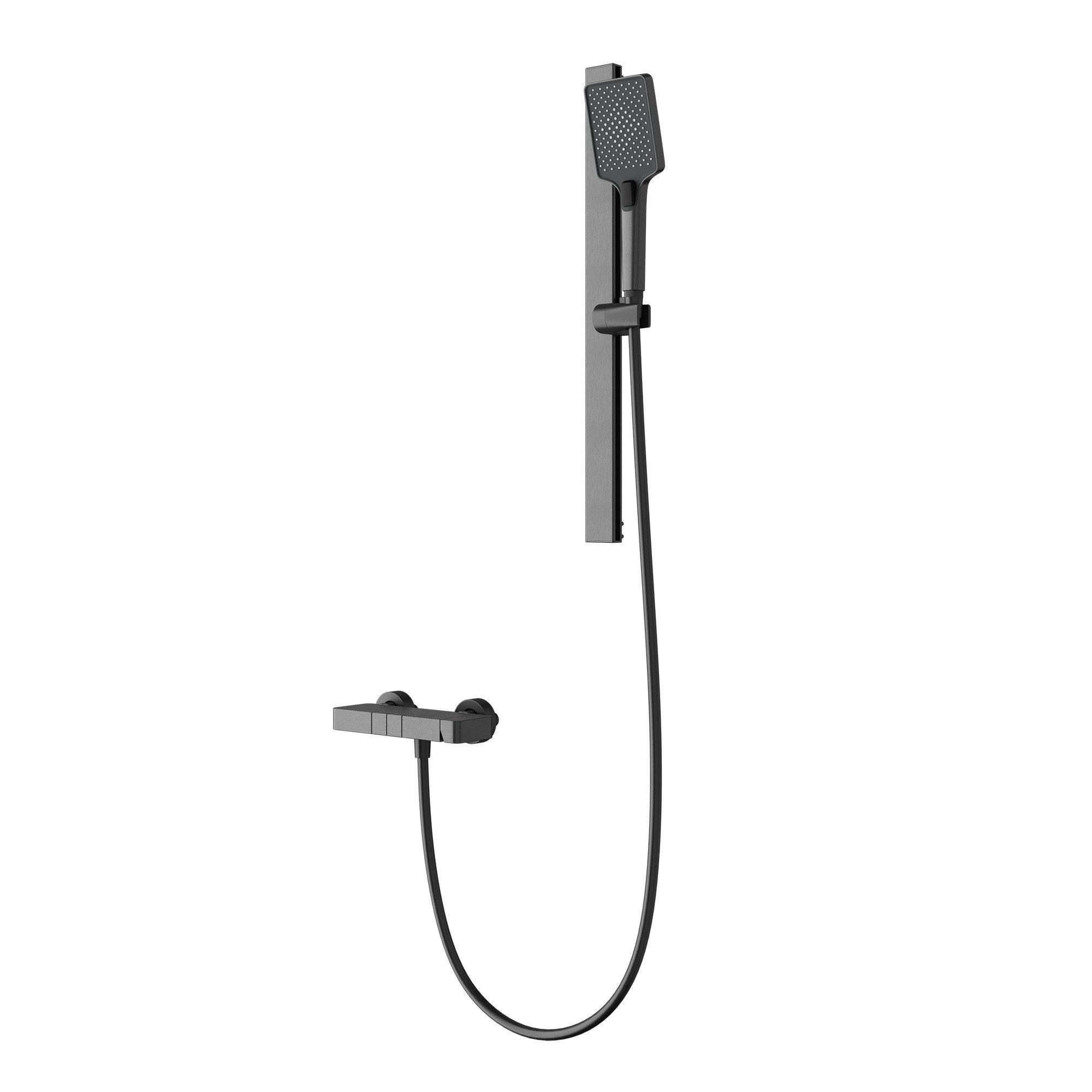 Mai & Mai Duschsystem Duscharmatur mit Regendusche Duschkopf 3 Strahlarten Duschsystem10, 3 Strahlart(en)