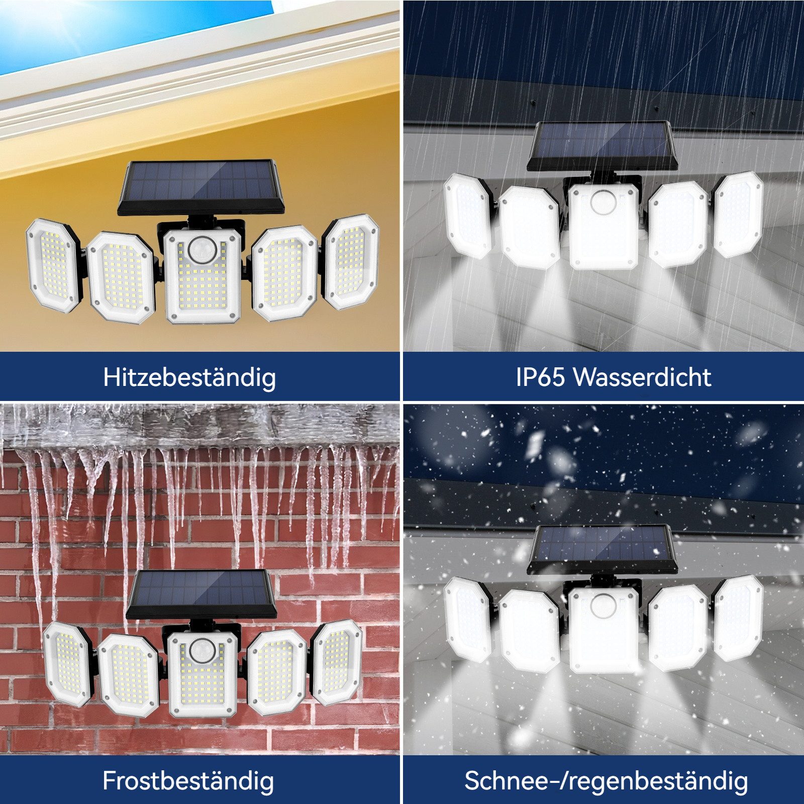BlingBin LED Außen-Wandleuchte Solarlampen für Außen günstig online kaufen