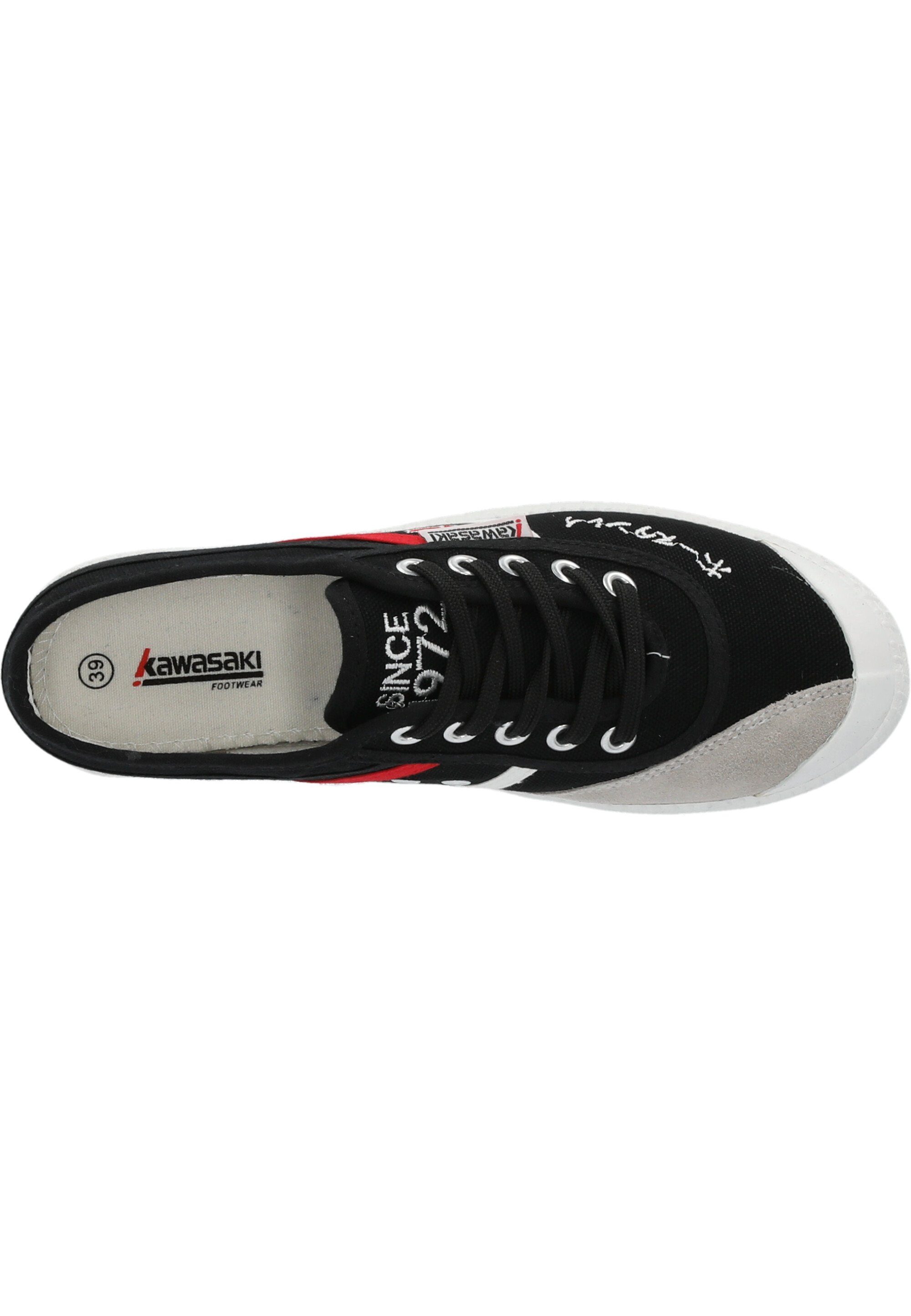 Kawasaki Signature Retrodesign schwarz Sneaker trendigen im