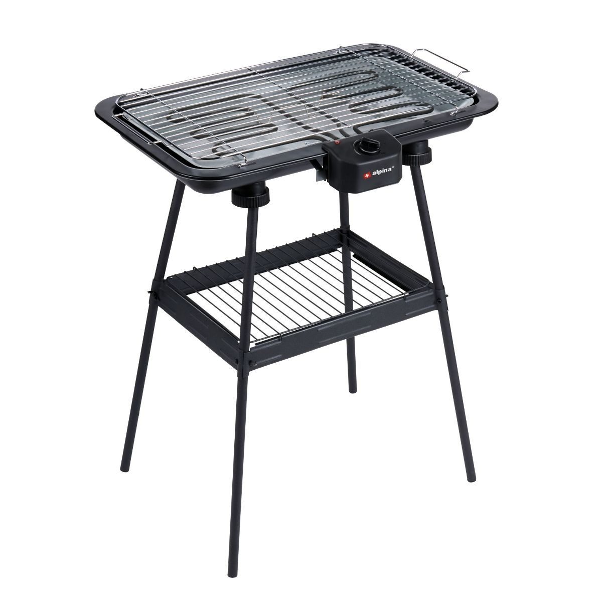 Alpina Elektrogrill alpina Elektrogrill 2-In-1 2200W - Tischgrill mit Thermostat