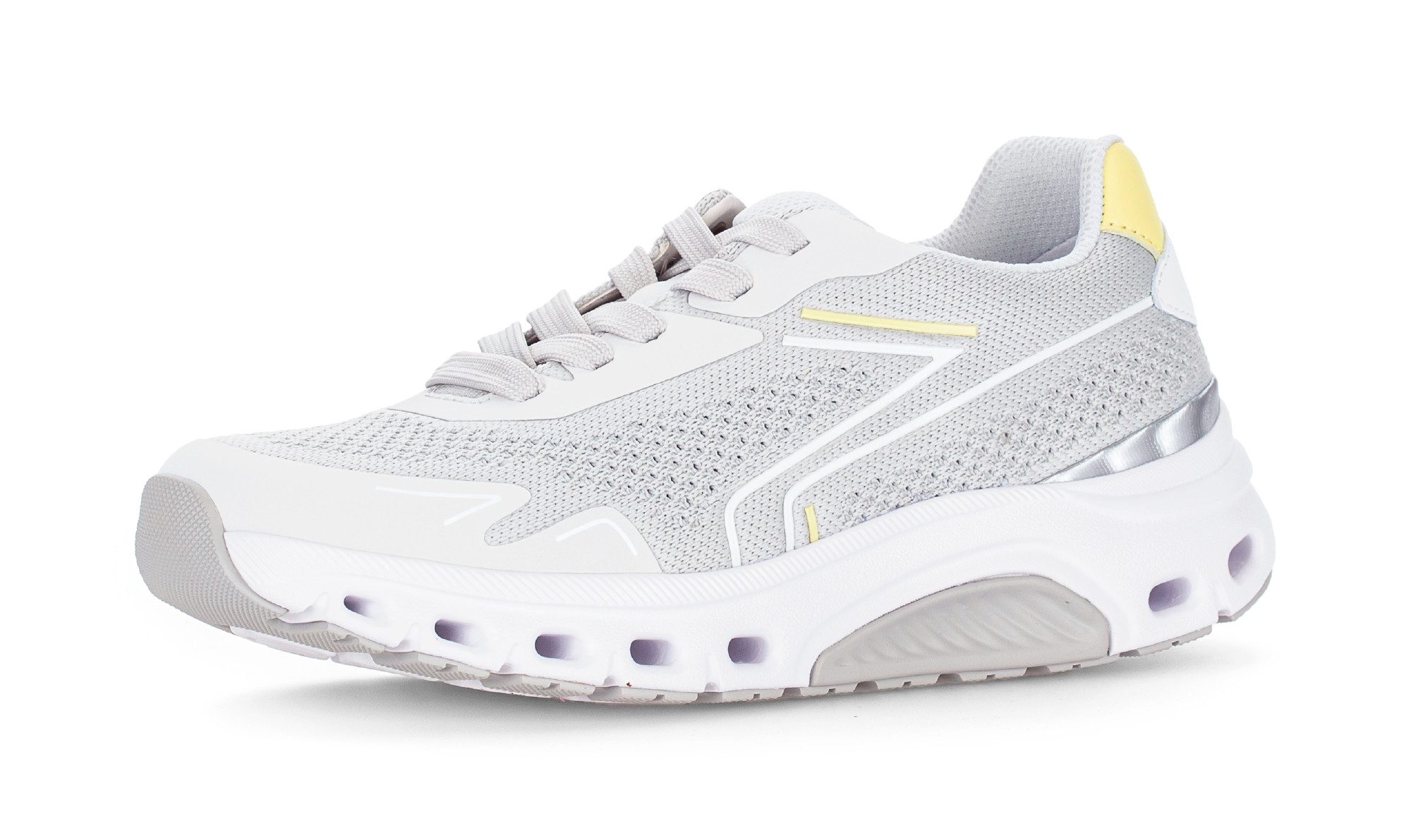 rollingsoft Plateausneaker, Freizeitschuh, Halbschuh, Schnürer mit Reflektor-Besätzen, G-Weite