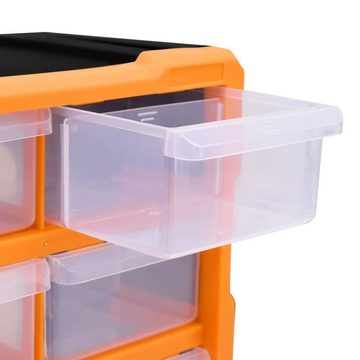 DOTMALL Schubladenbox Multi-Schubladen-Organizer 18 Schubladen 38x16x47 cm