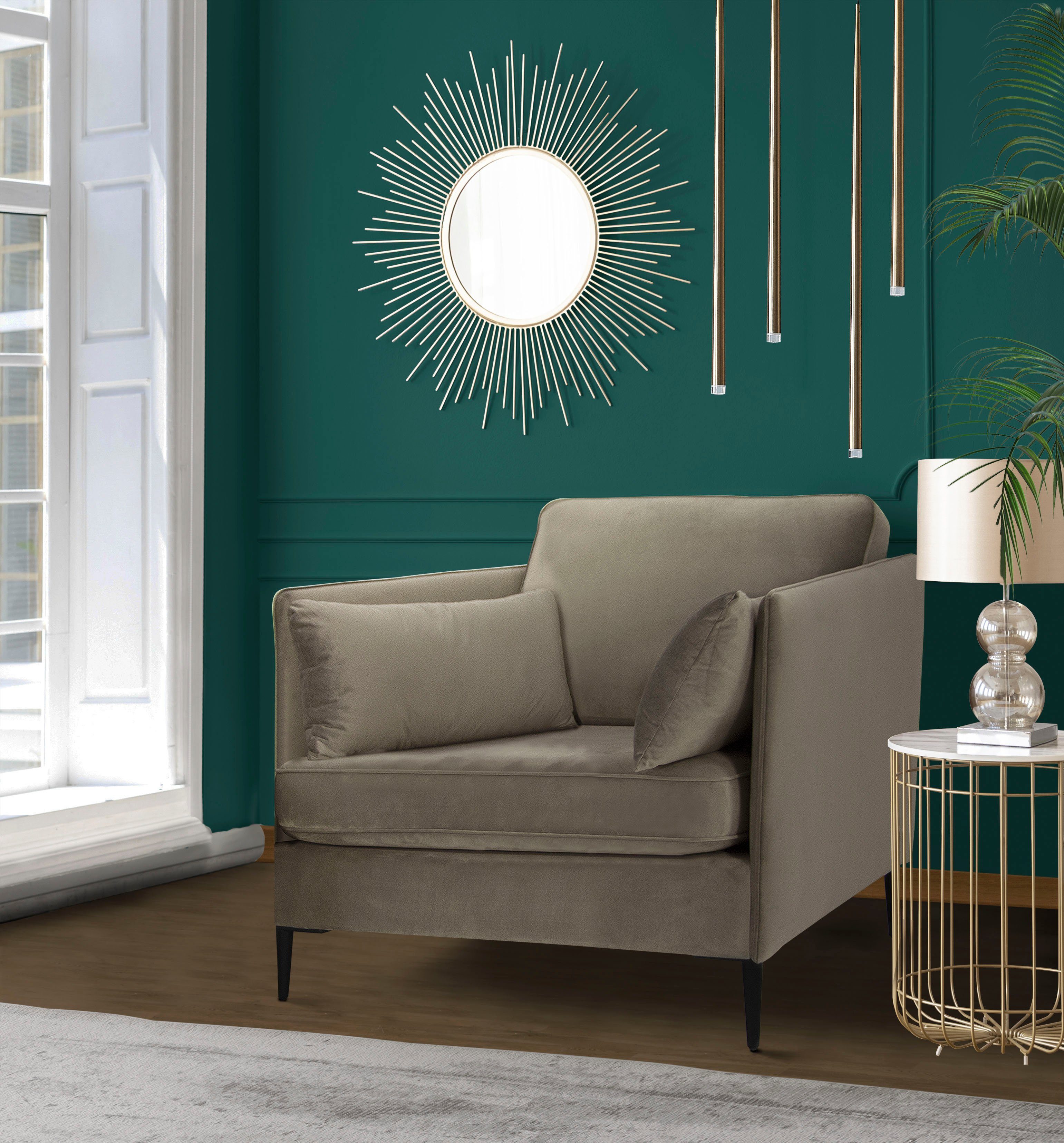 Leonique Sessel Light, inklusive loser Zierkissen, günstig online kaufen