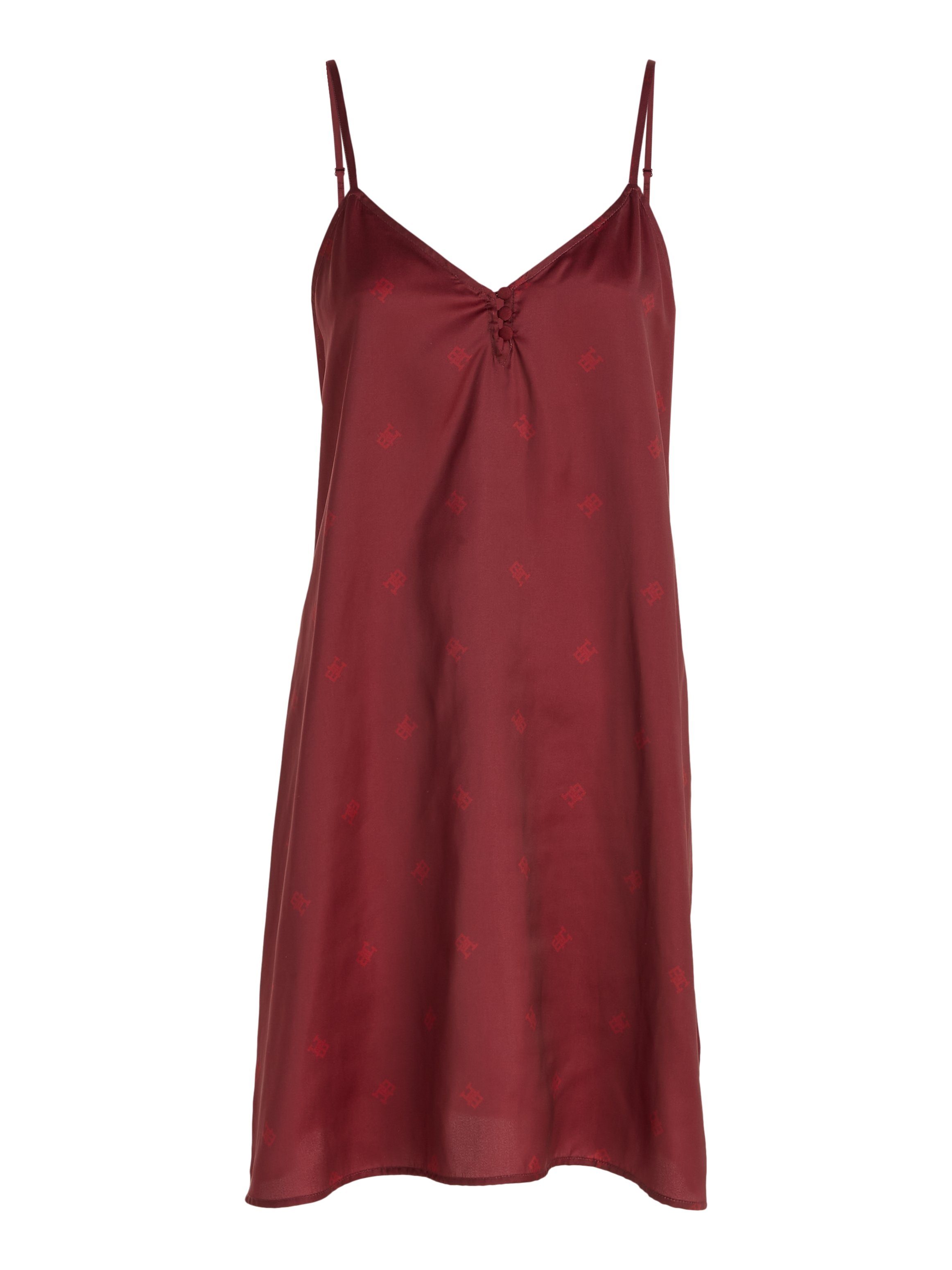 Tommy Hilfiger Underwear Nachthemd SATIN WOVEN Knopfverschluss NIGHTDRESS mit