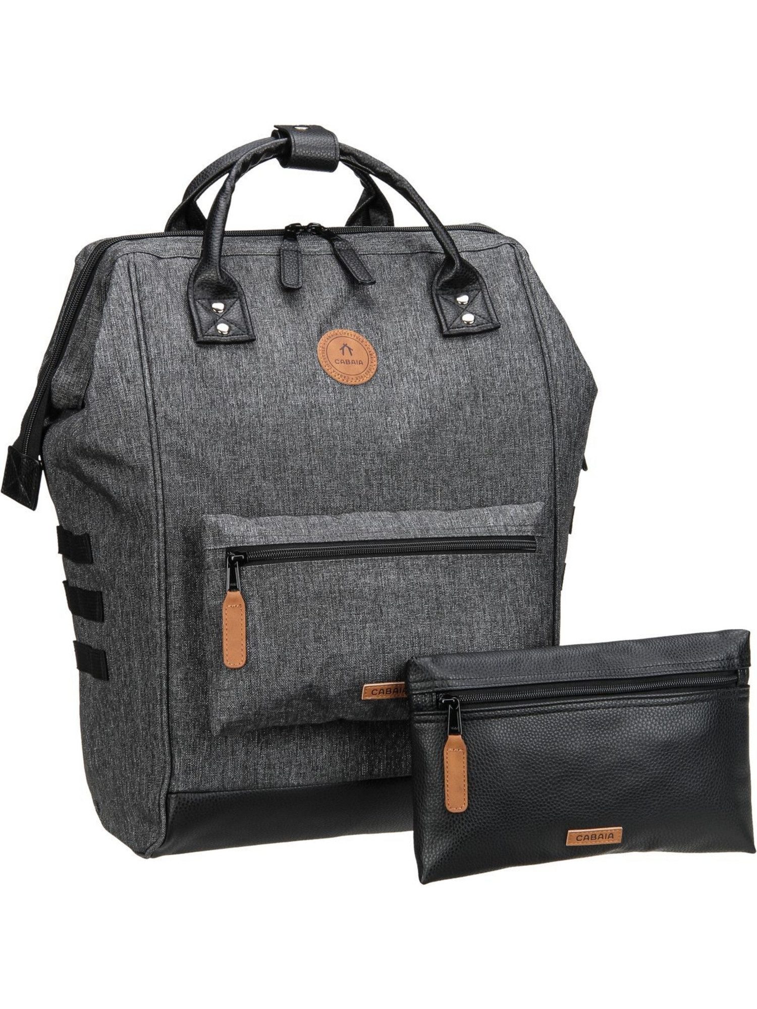 CABAIA Rucksack Melanged Backpack (Set, 3-tlg) günstig online kaufen