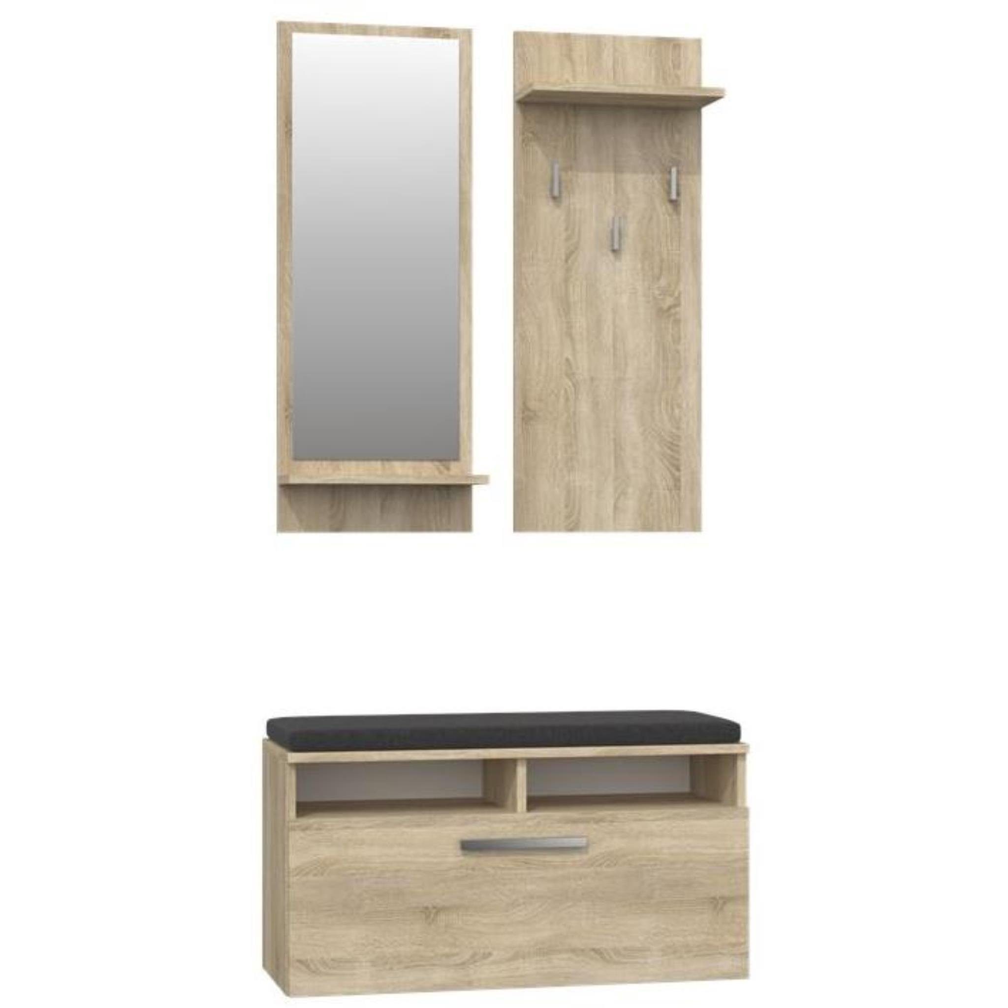 Beautysofa Kompaktgarderobe Harmony (stilvoll Dielegarderobe, Flurkommode günstig online kaufen