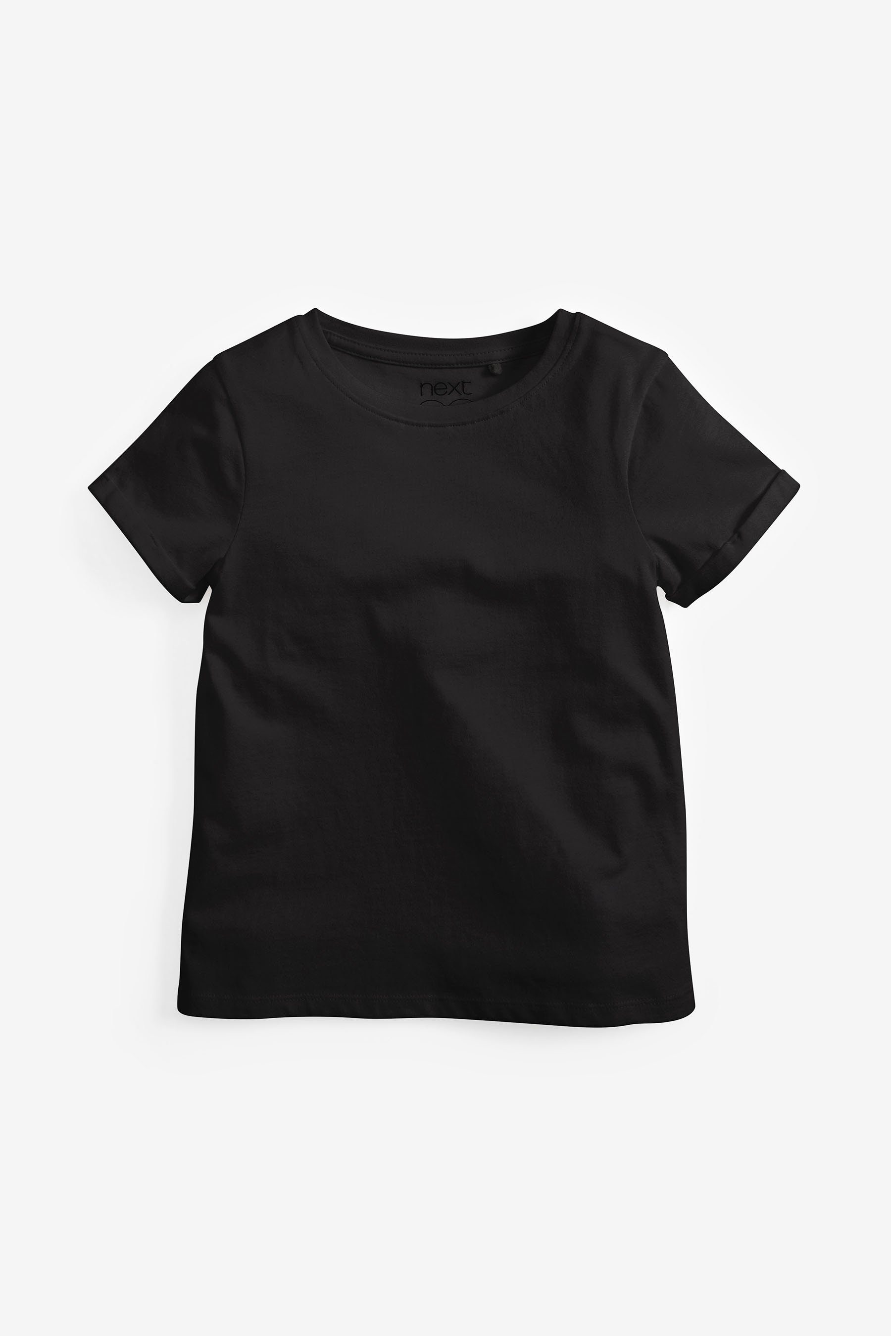 Black/White Regular (3-tlg) T-Shirt T-Shirt Next Fit