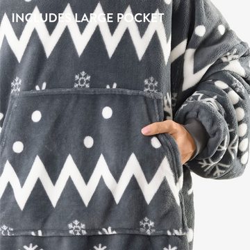 HOMELEVEL Hoodie Unisex Sweatshirt Hoodie Pullover - Pulli mit Kapuze für Damen und (1-tlg)