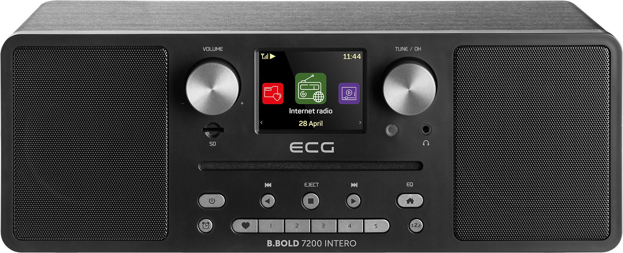 ECG B.BOLD 7200 Internet-Radio (DAB+/FM-Digitaltuner, UPnP & DLNA-Streaming, über 30.000 Internetradiosender)