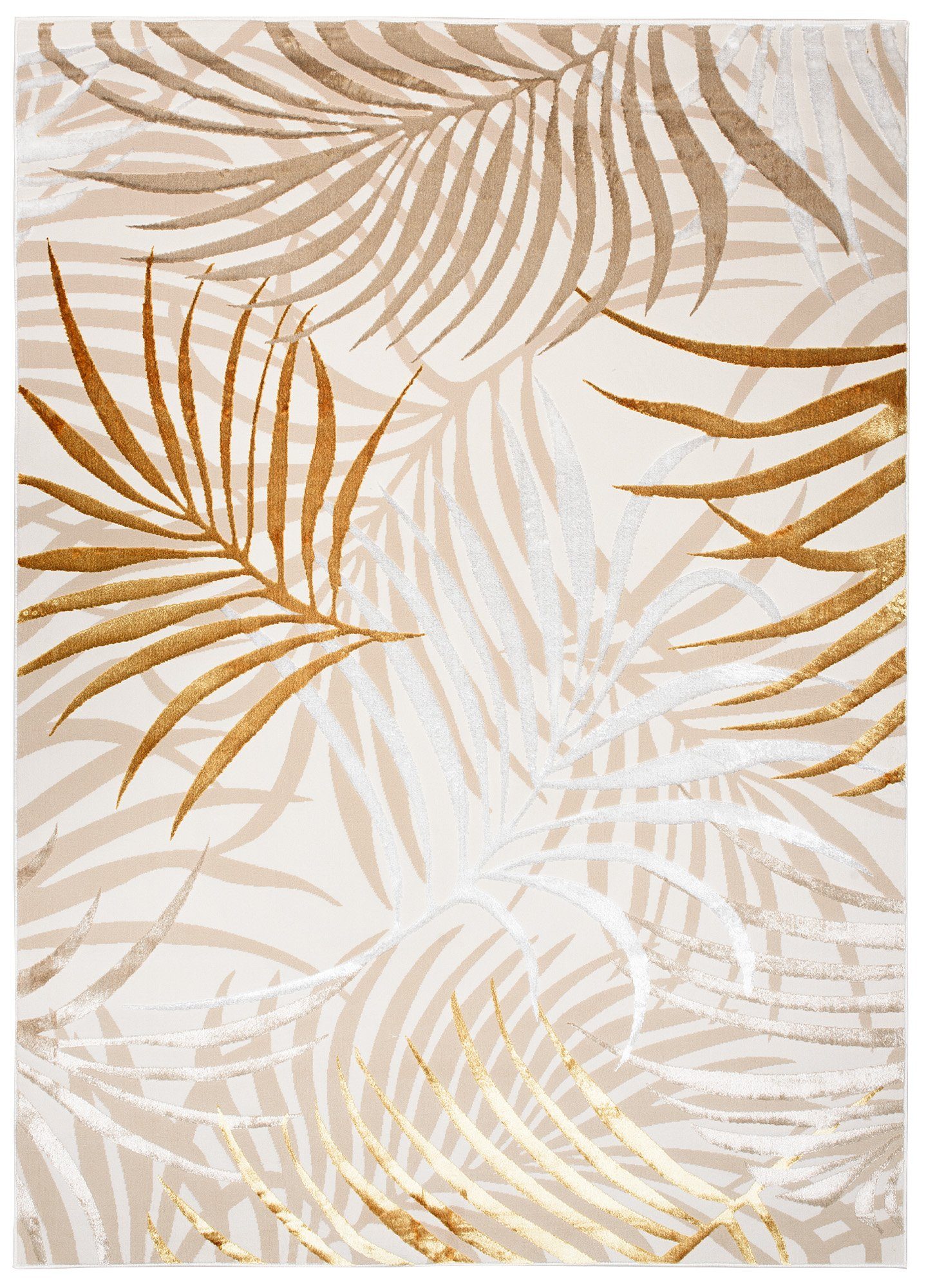 Tapiso Designteppich GOLDEN, rechteckig, Höhe: 16 mm, Wohnzimmer, Schlafzim günstig online kaufen