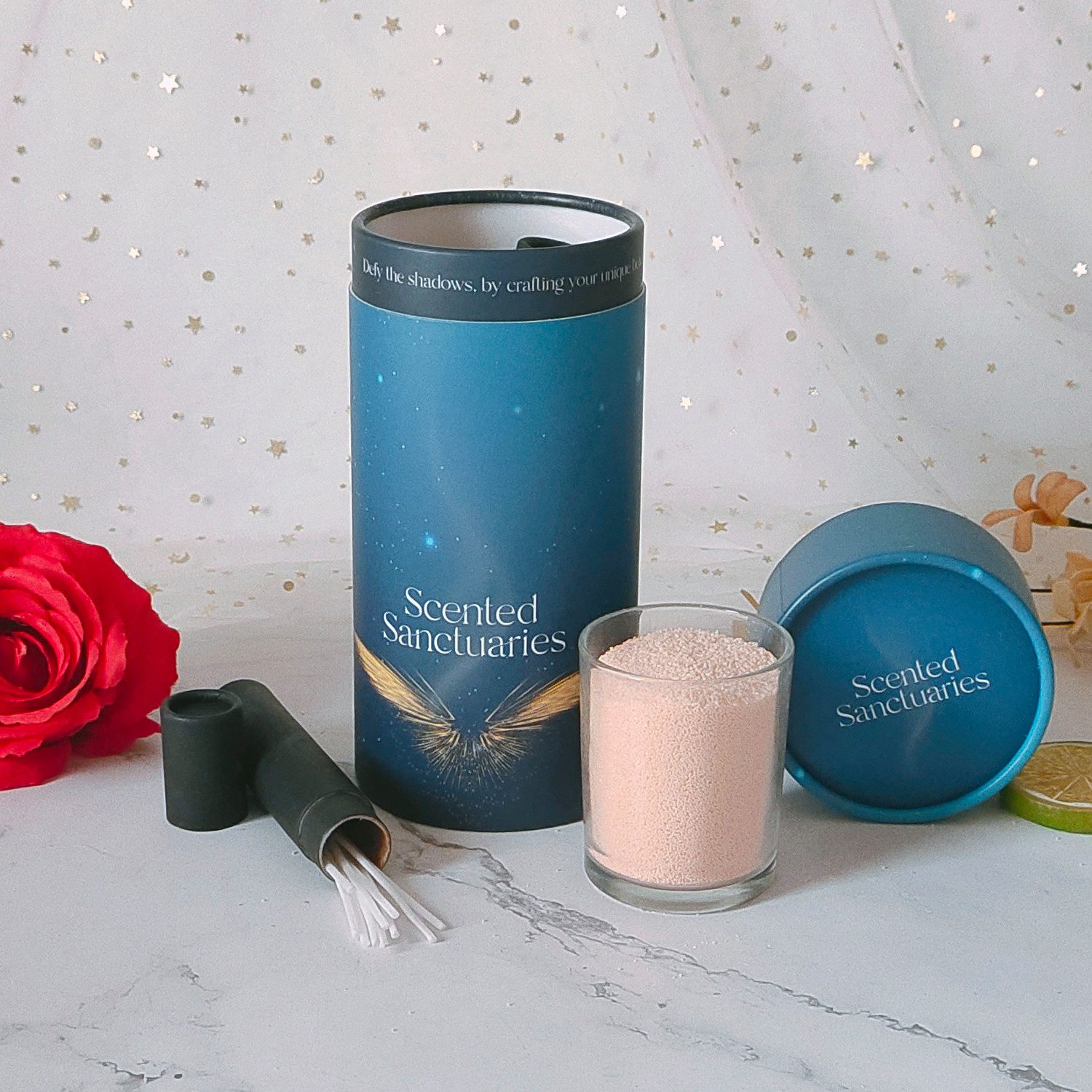 Duftkerze Duftkerzen-Set Kerzenwachs Granulat Kerzensand mit 10 Dochten, in günstig online kaufen