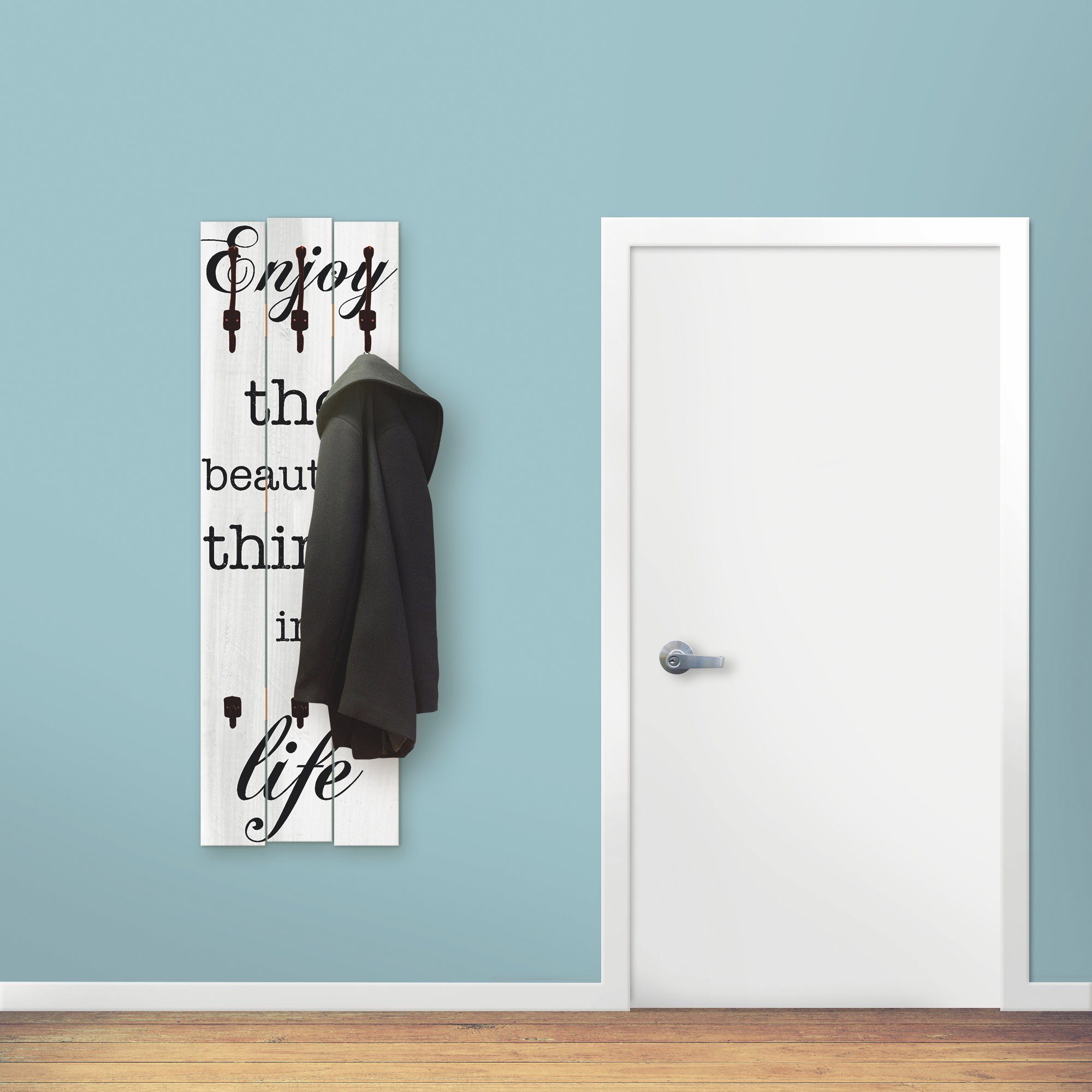 Artland Garderobenpaneel »Genieße«, platzsparende Wandgarderobe aus