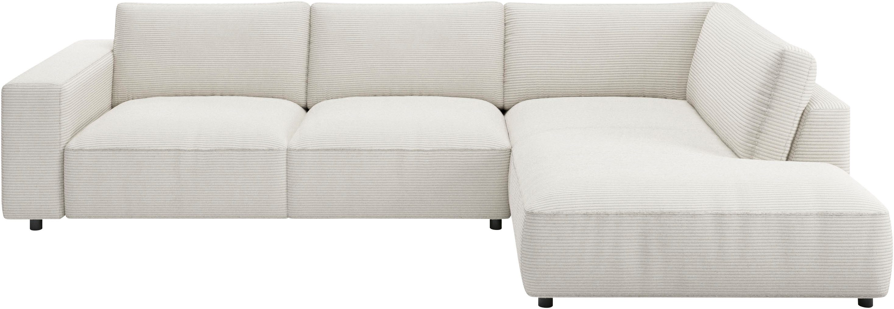 Musterring Ecksofa MR LUCIA, Luxuriöse Wohlfühlgarnitur von Musterring, Erstklassige Kammerkissen, komfortable Umbauecke & zeitloser Look