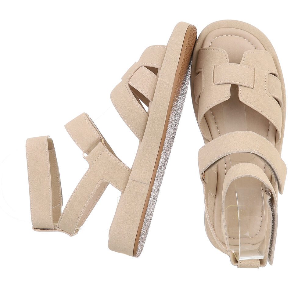 Ital-Design Bequeme Damen-Sandalen mit breiten Riemen günstig online kaufen